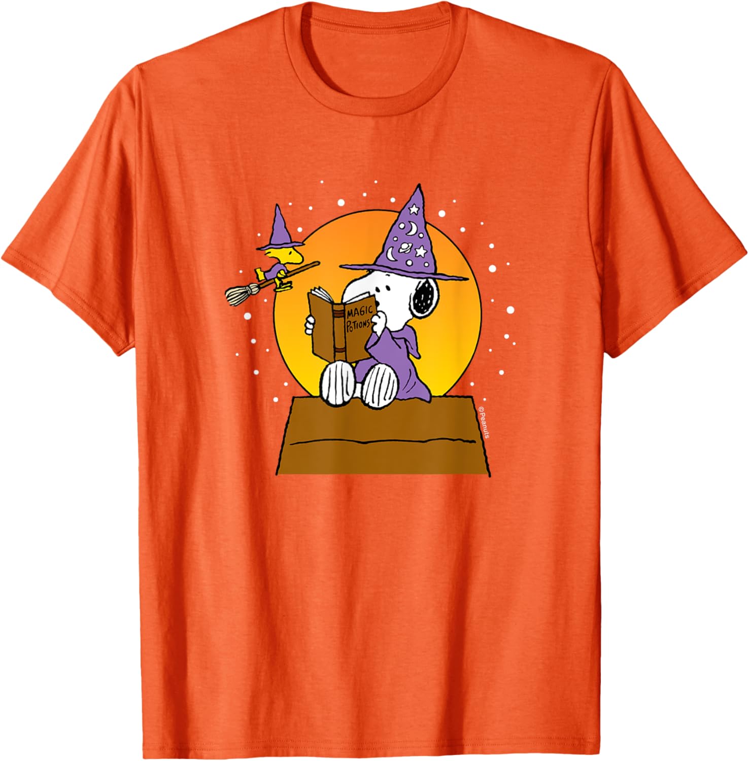 Wizard Snoopy Halloween T-Shirt for Peanuts Fans - Fun and Stylish Tee - 6