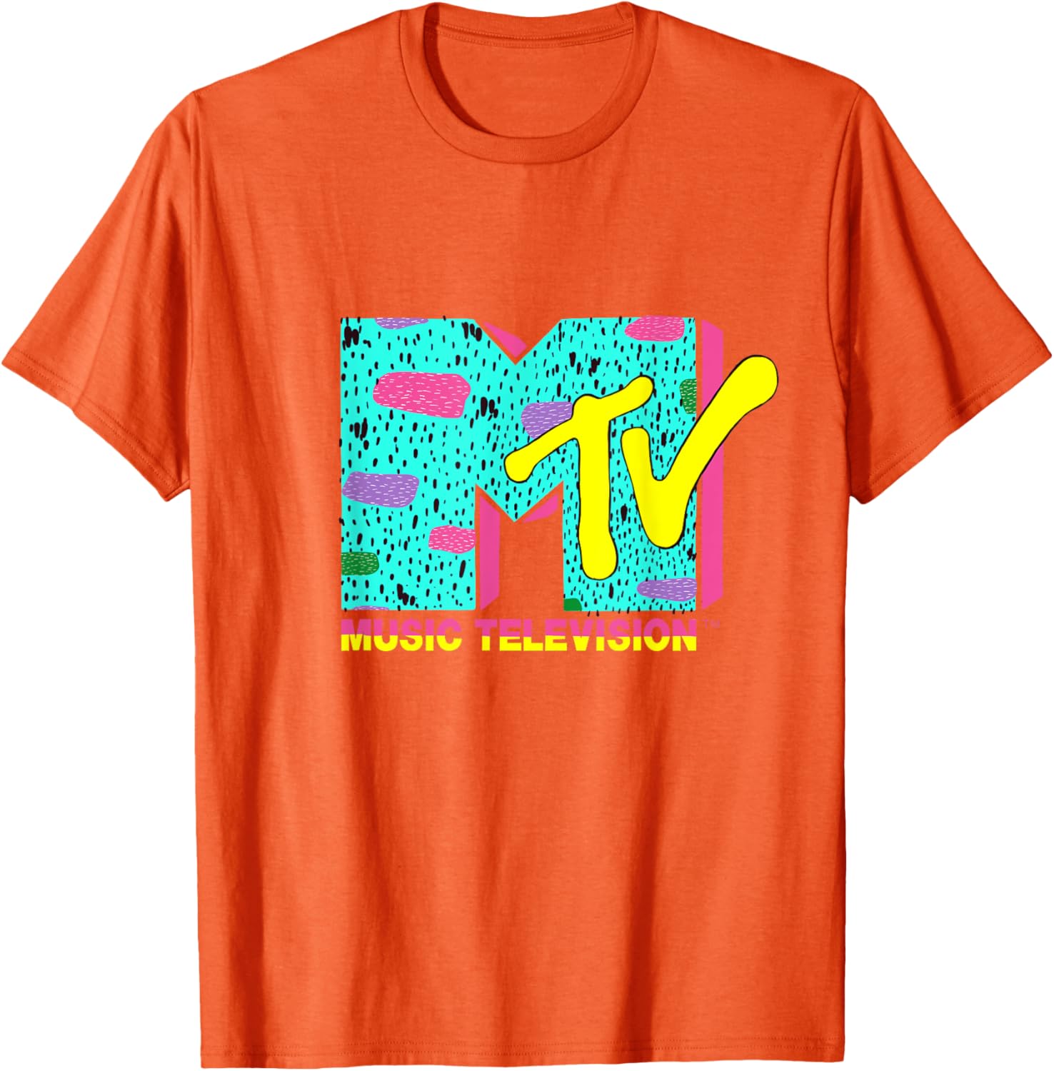Vibrant Mademark x MTV Logo T-Shirt with Funky Design for Enthusiasts - 15