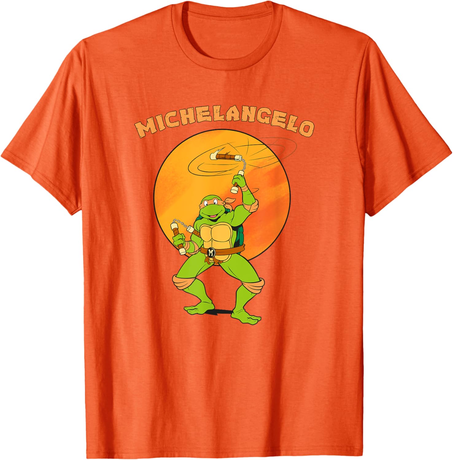 Mademark Teenage Mutant Ninja Turtles Michelangelo Standing Tall T-Shirt - 3
