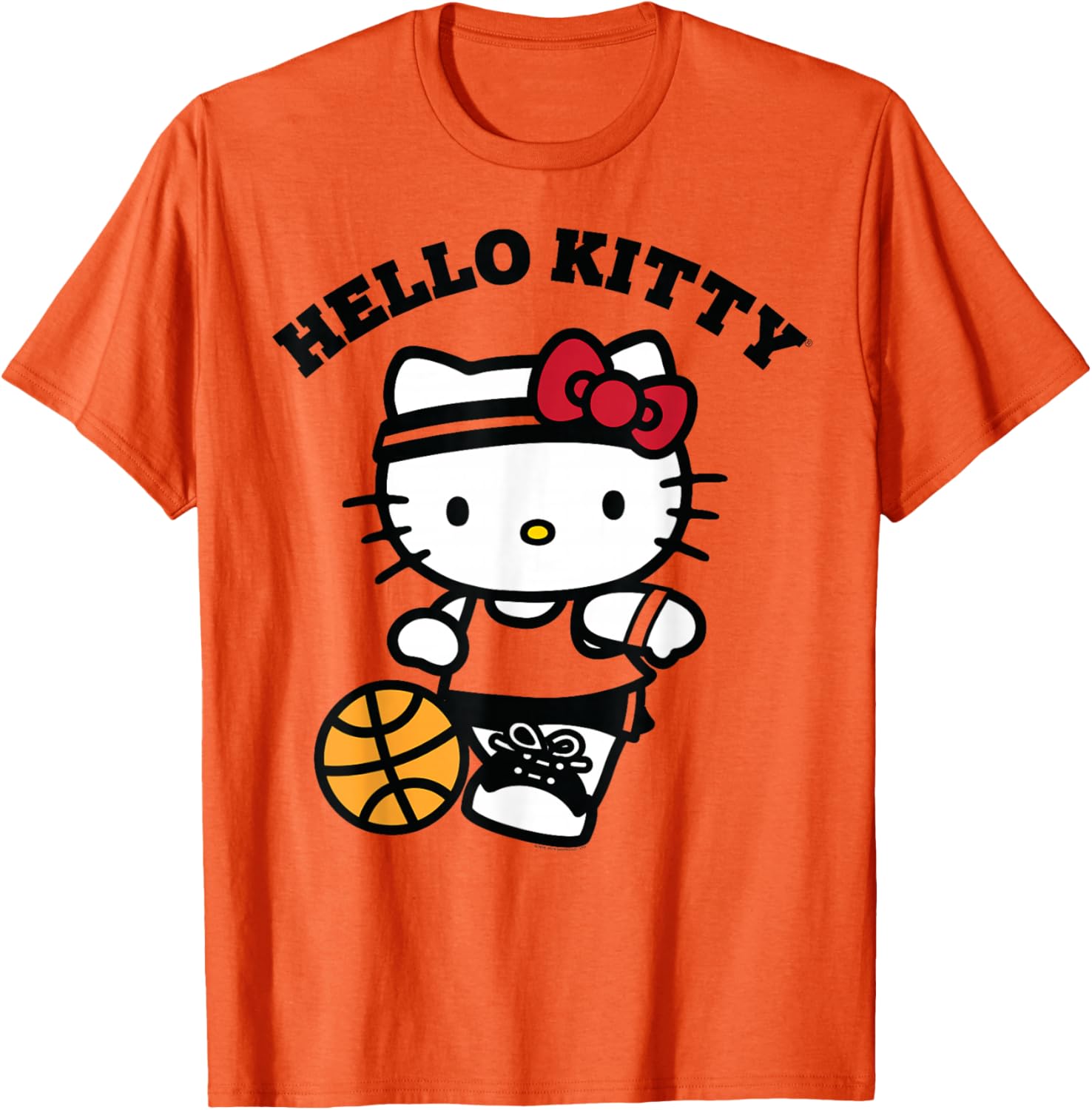 Hello Kitty Unisex Kids Basketball T-Shirt in Blue - Small Size - 1