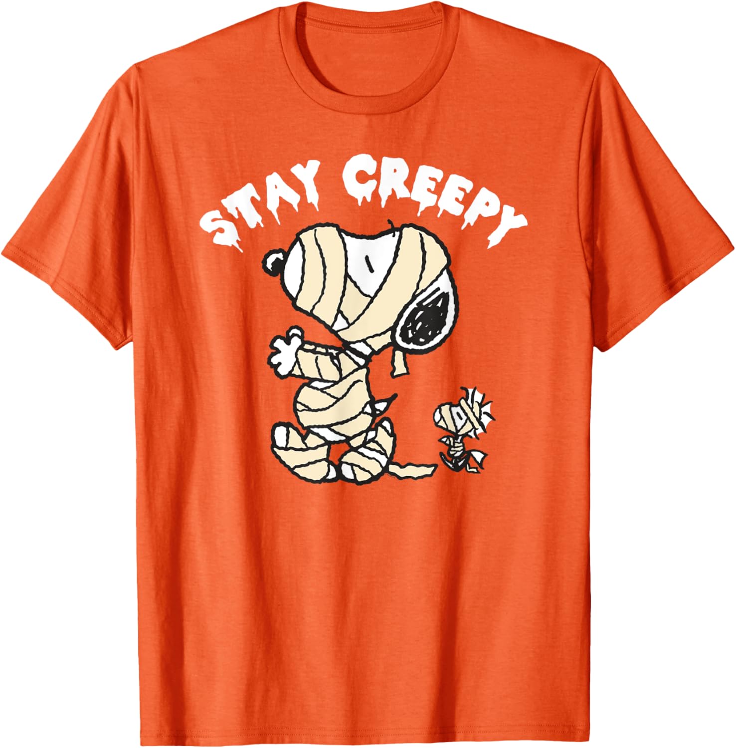 Peanuts Halloween Snoopy Stay Creepy T-Shirt for Fun Fall Fashion - 3
