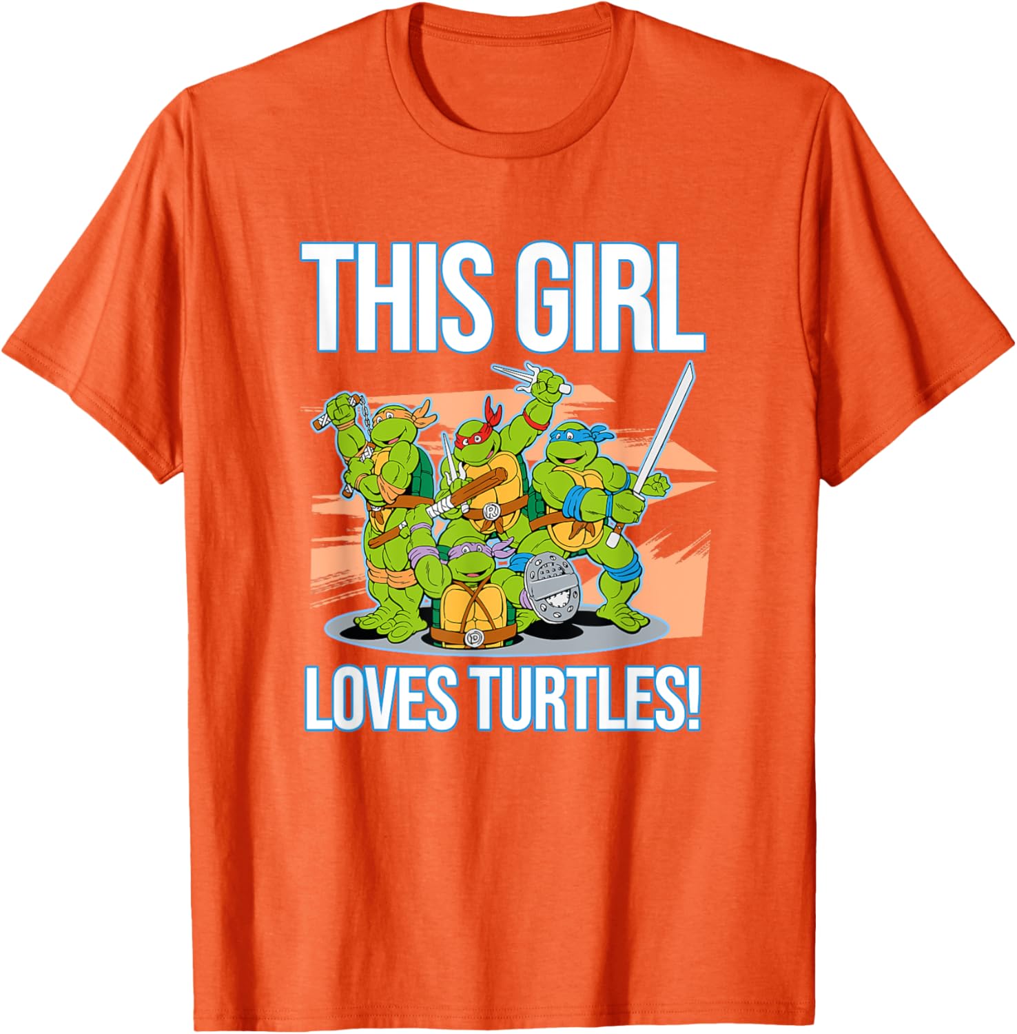 Mademark Teenage Mutant Ninja Turtles This Girl Loves Turtles T-Shirt - 7