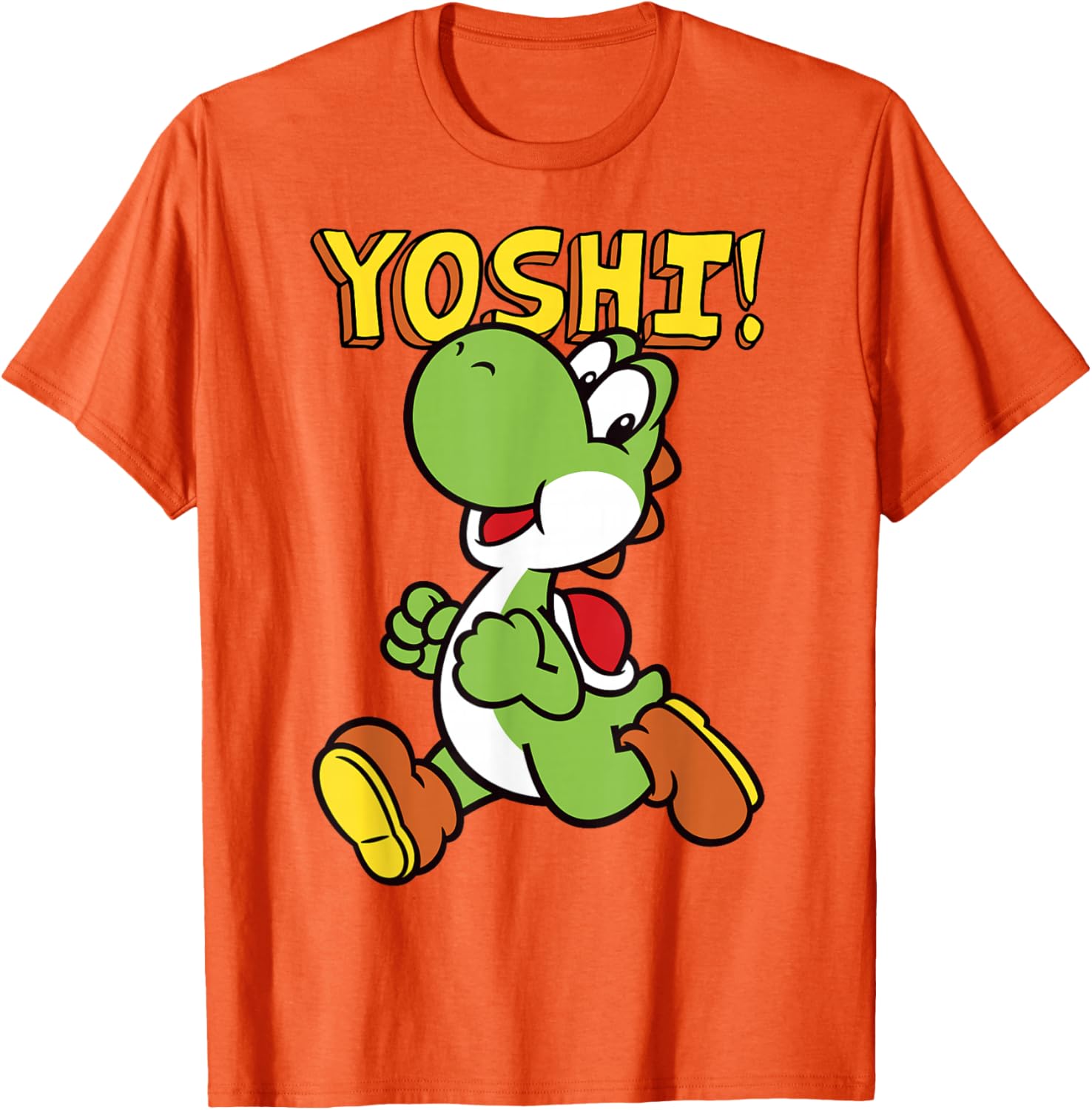 Super Mario Yoshi Intro Jump Graphic T-Shirt for Fans of All Ages - 1