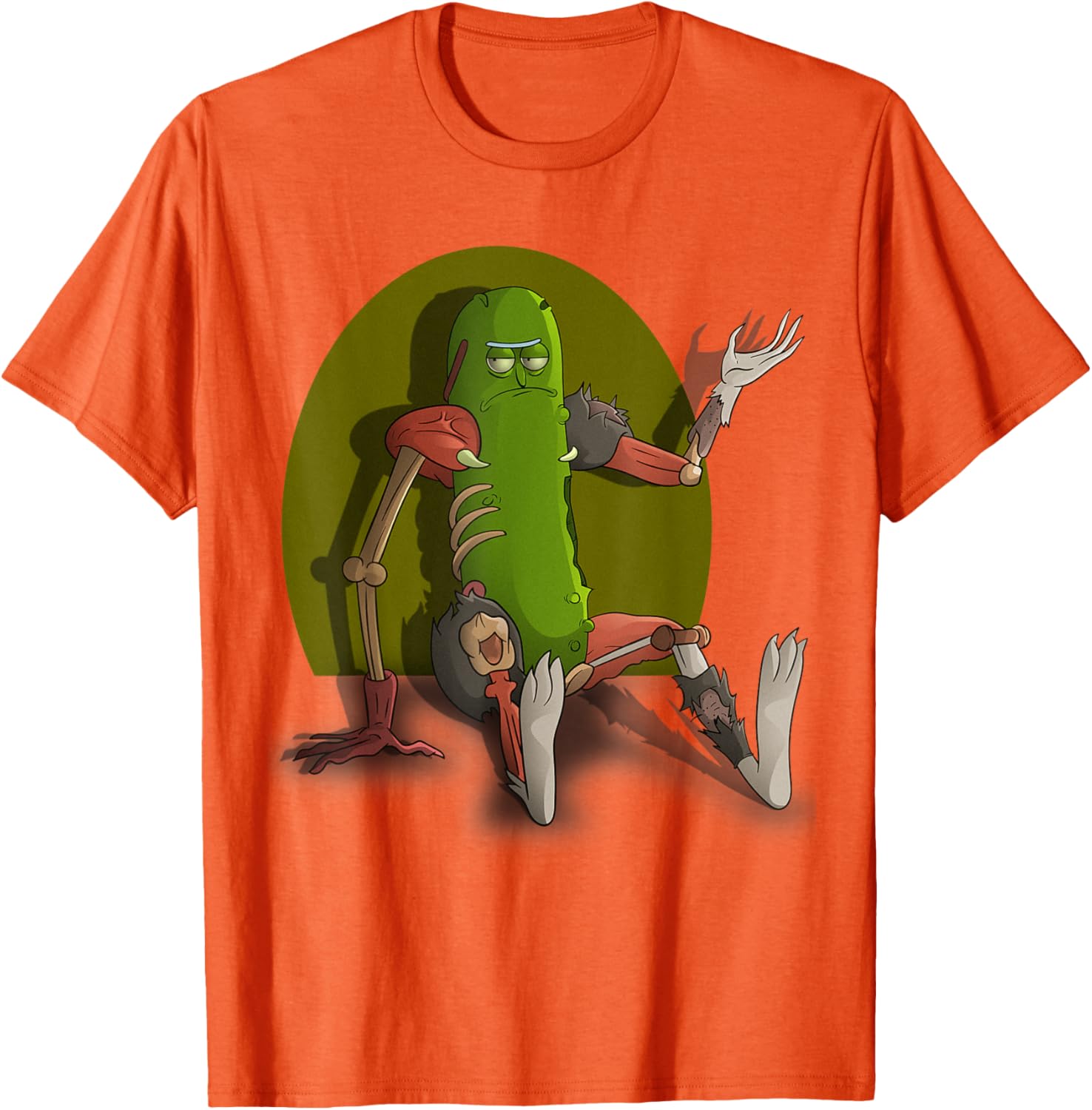 Mademark x Rick and Morty Pickle Rick Interview T-Shirt for Fans - 7