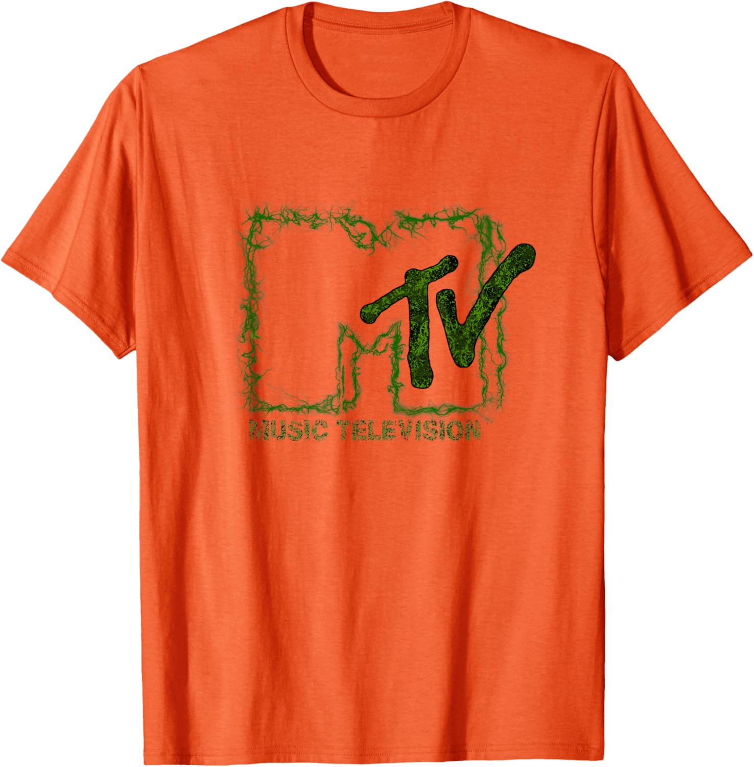 Mademark x MTV Eco-Friendly T-Shirt with Electric Green Logo Design - 1