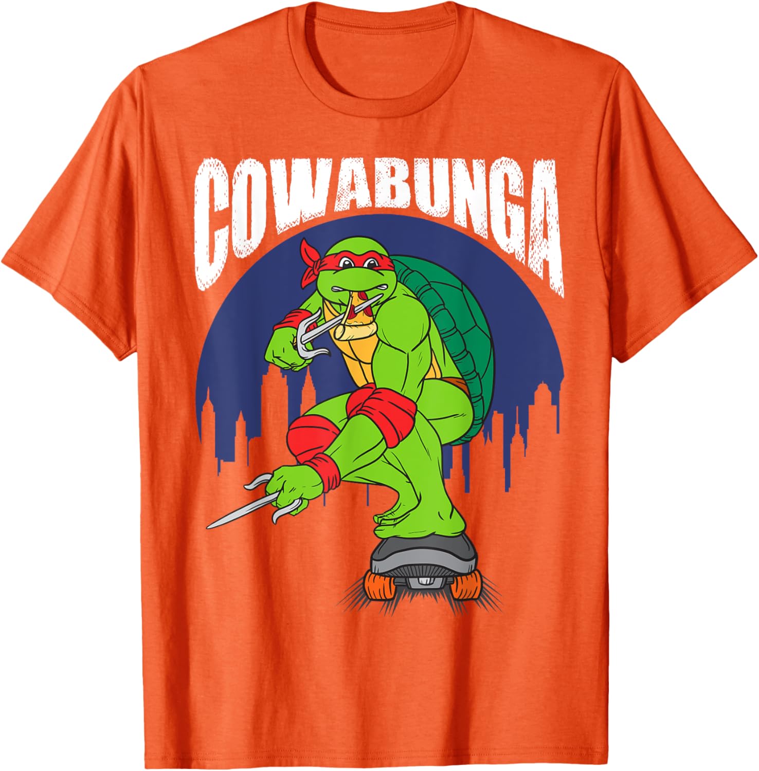 Mademark Teenage Mutant Ninja Turtles Cowabunga Raphael Pizza T-Shirt - 17