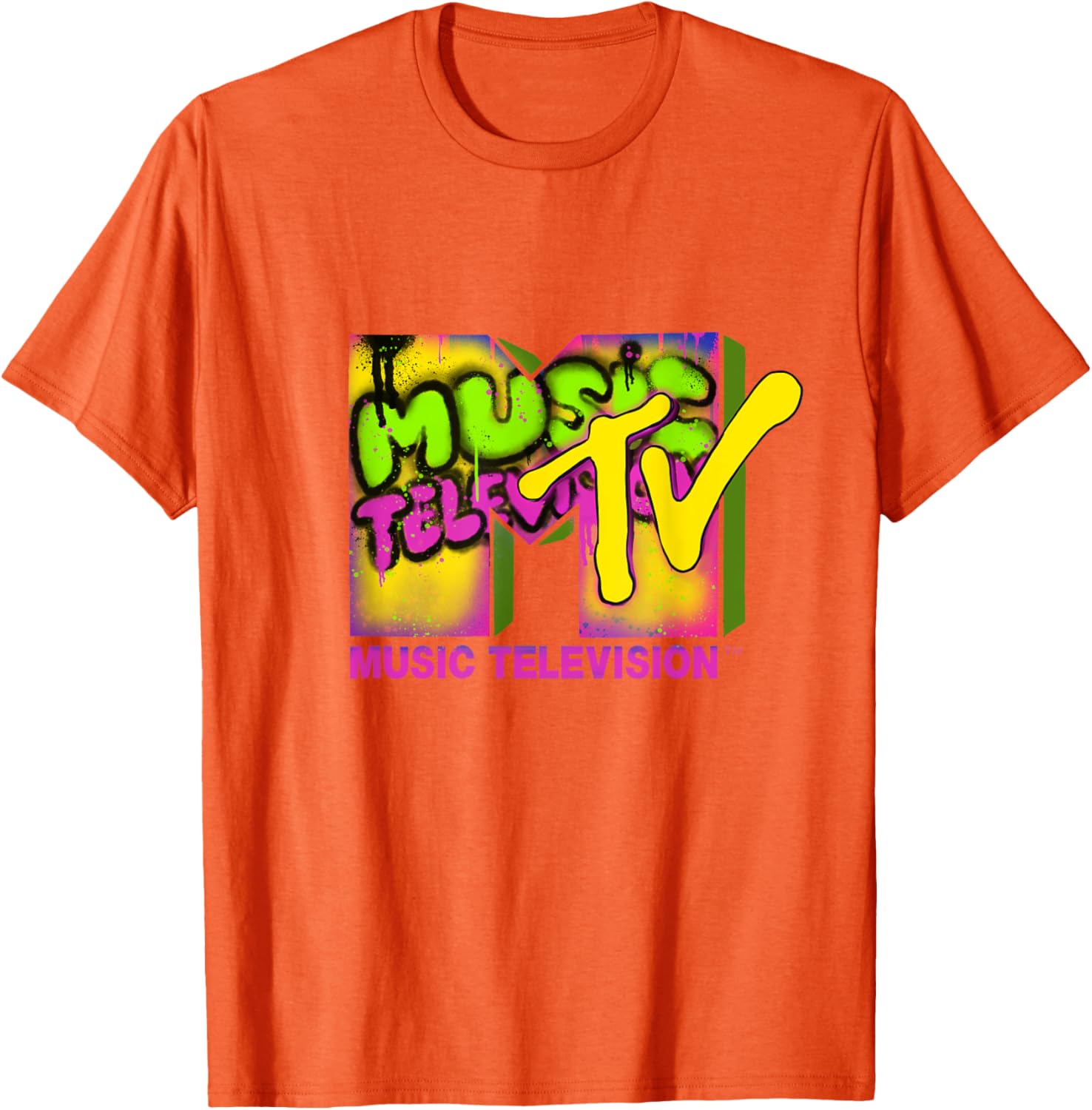 Mademark x MTV Official Logo Graffiti Tag T-Shirt for Music Lovers - 18