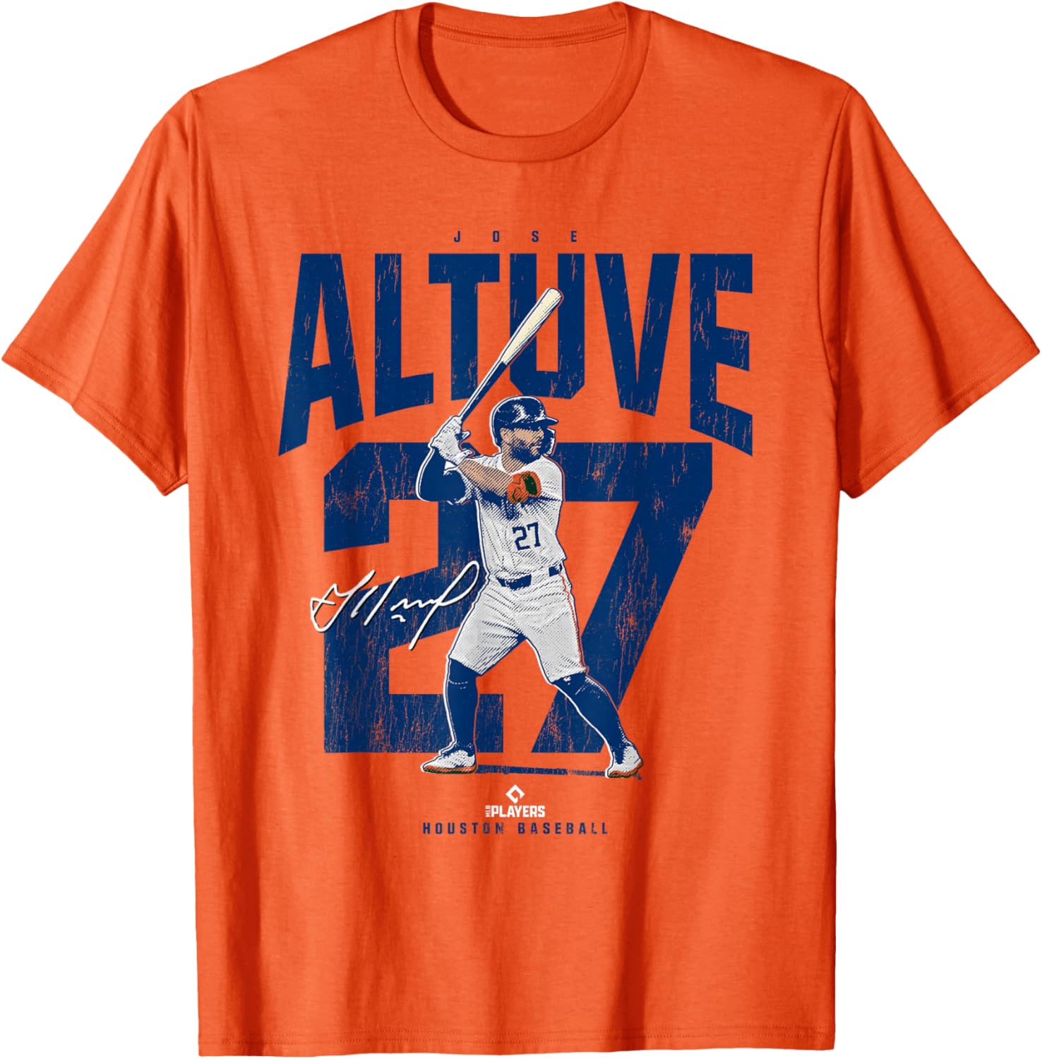 Jose Altuve Houston Baseball Player T-Shirt MLBJAL3901 Clothing Gear - 1