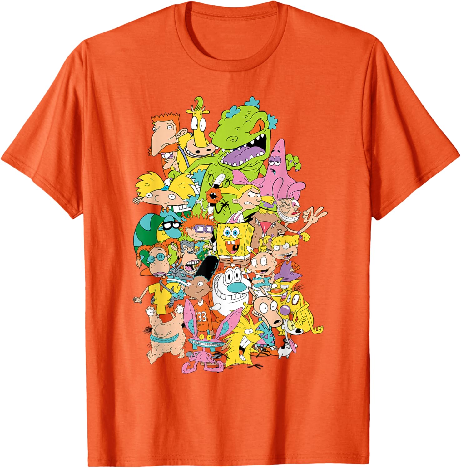 Nickelodeon 90s Throwback Character T-Shirt for Retro Cartoon Fans - 2