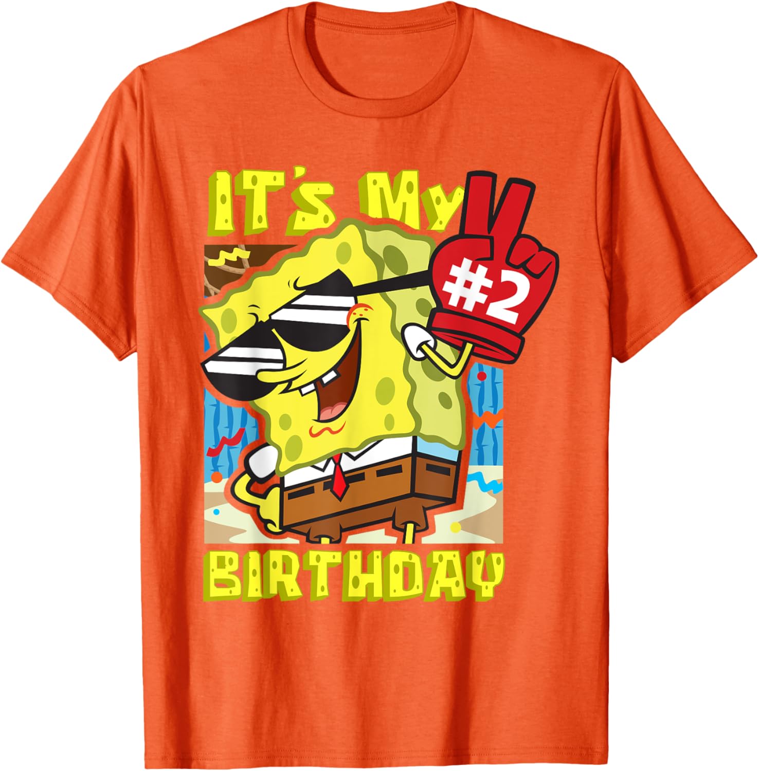 SpongeBob 2nd Birthday T-Shirt for Boys and Girls – Fun Gift Idea! - 10