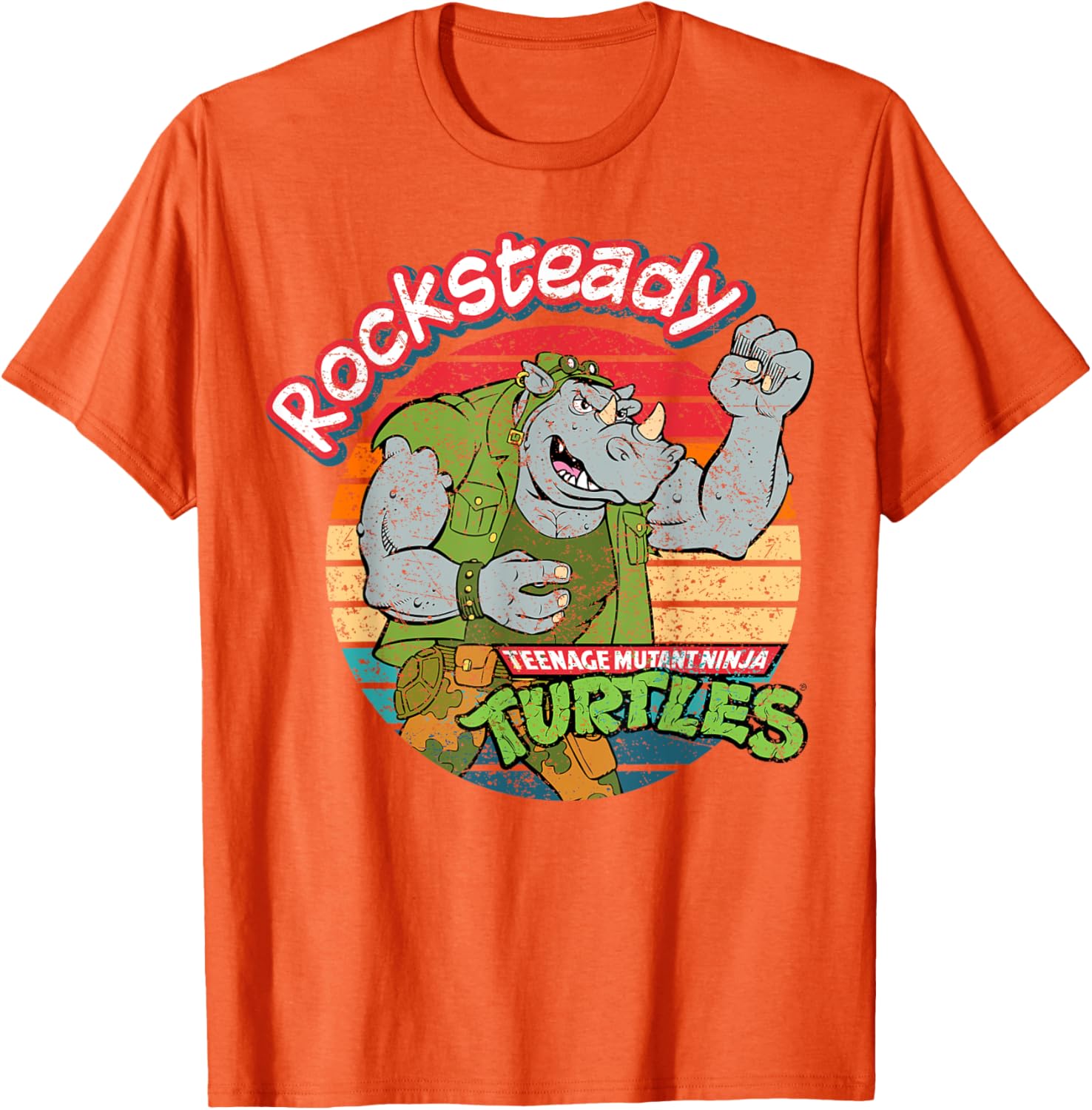 Mademark TMNT Rocksteady Ready For Action T-Shirt for Fans and Collectors - 10