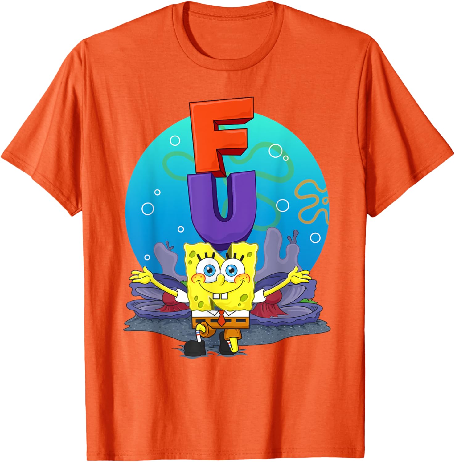 Mademark SpongeBob The F.U.N Song T-Shirt Fun Apparel for Fans - 1