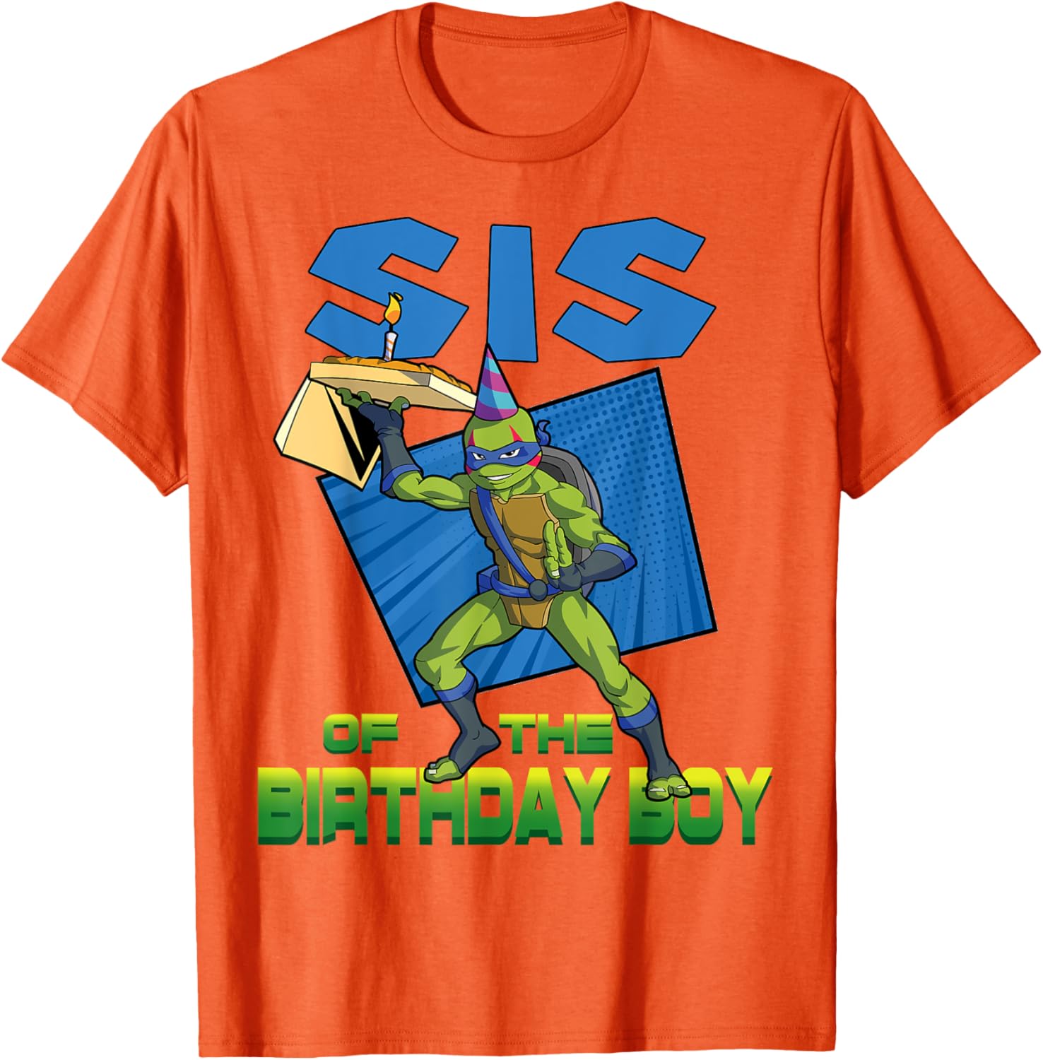 Mademark Teenage Mutant Ninja Turtles Leo Pizza Party T-Shirt for Kids - 24