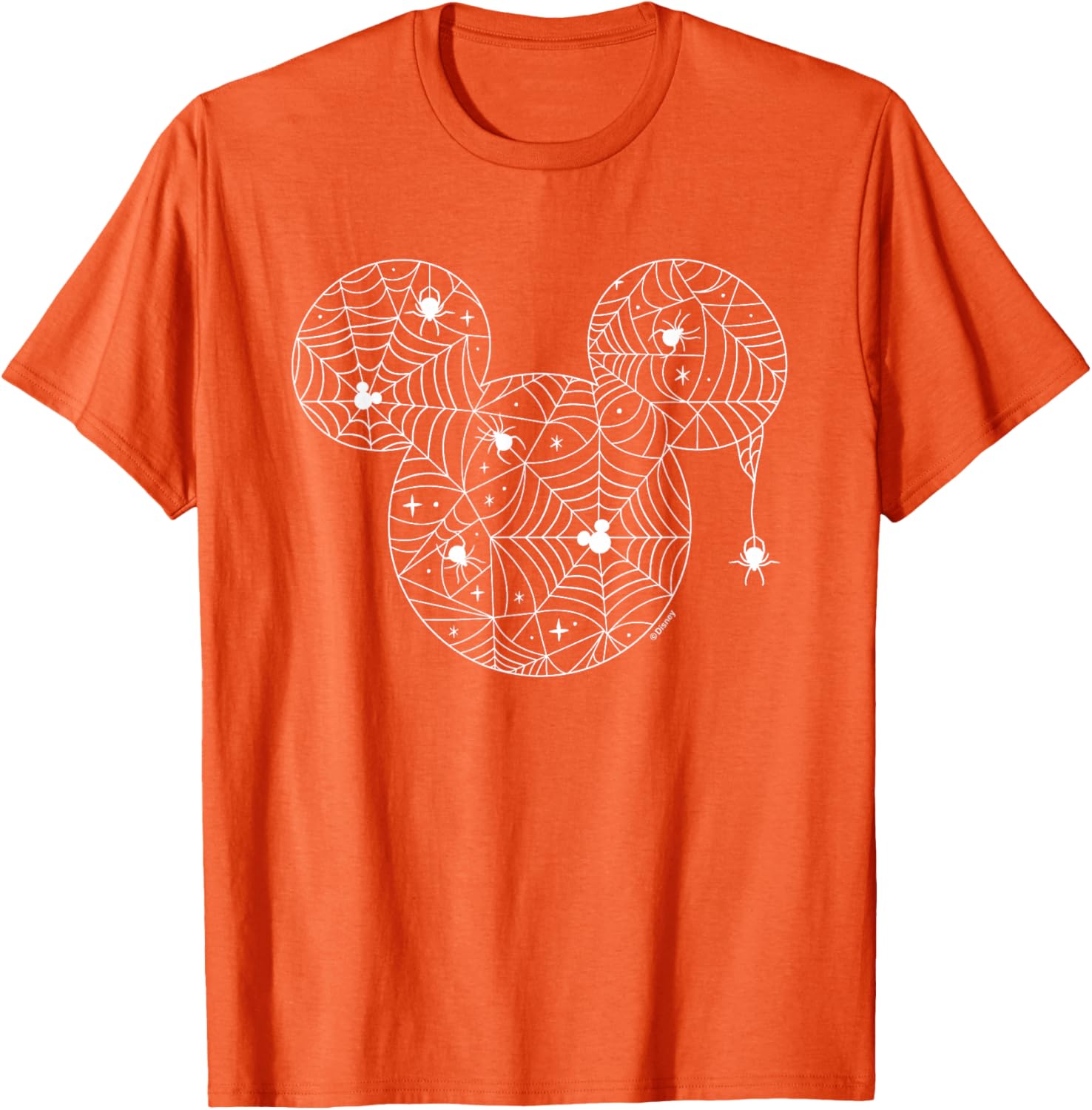 Halloween Mickey Spider Web Ears T-Shirt for Festive Fun - 7