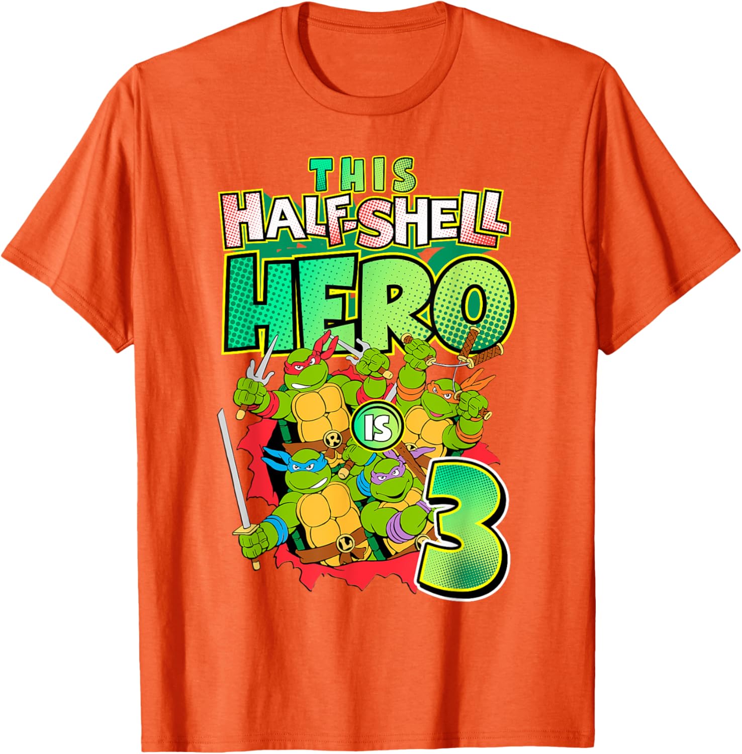 Mademark Teenage Mutant Ninja Turtles This Half Shell Hero T-Shirt - 22