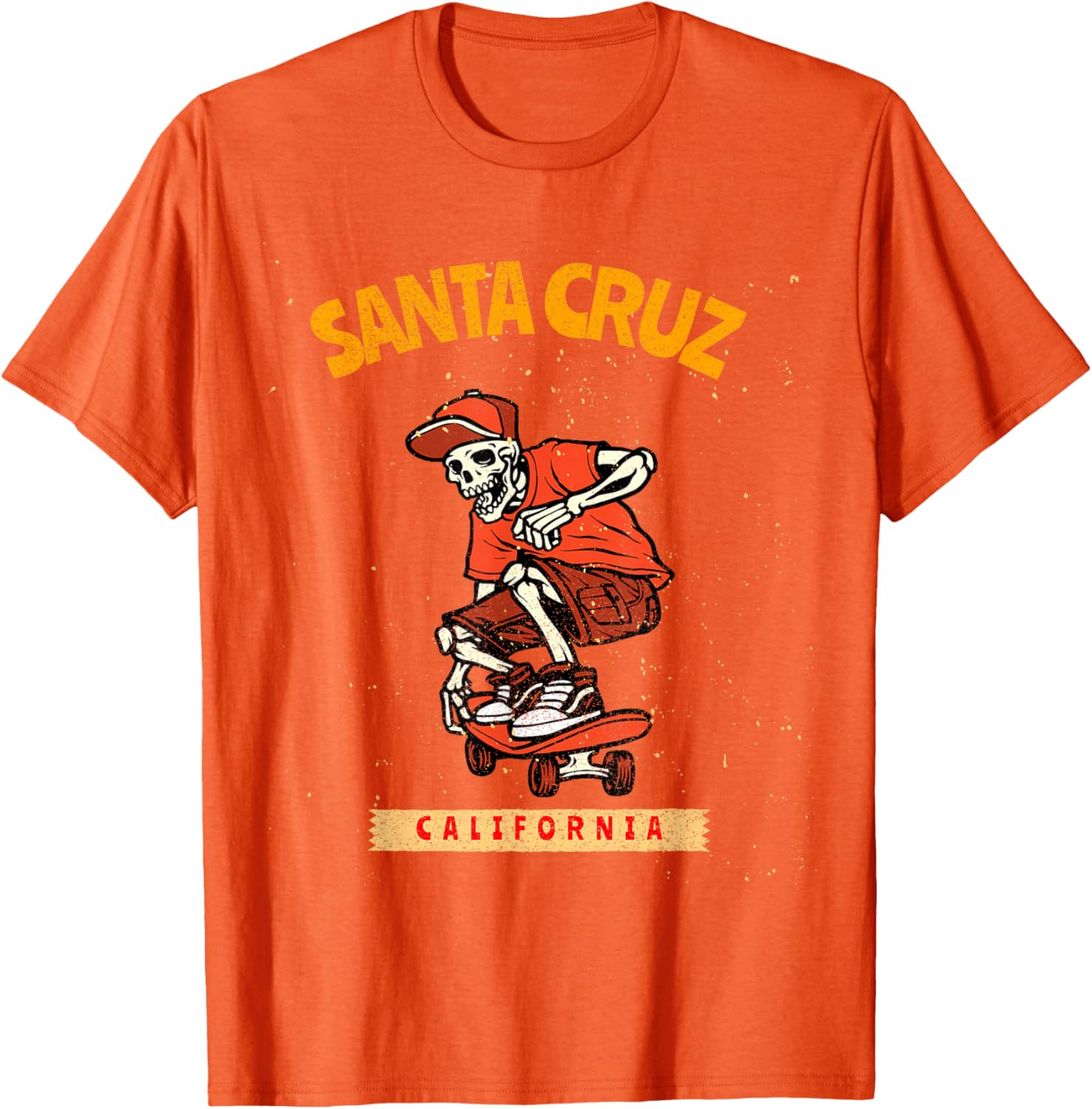 Vintage Santa Cruz Skeleton Skateboarder T-Shirt for Skateboarding Fans - 4