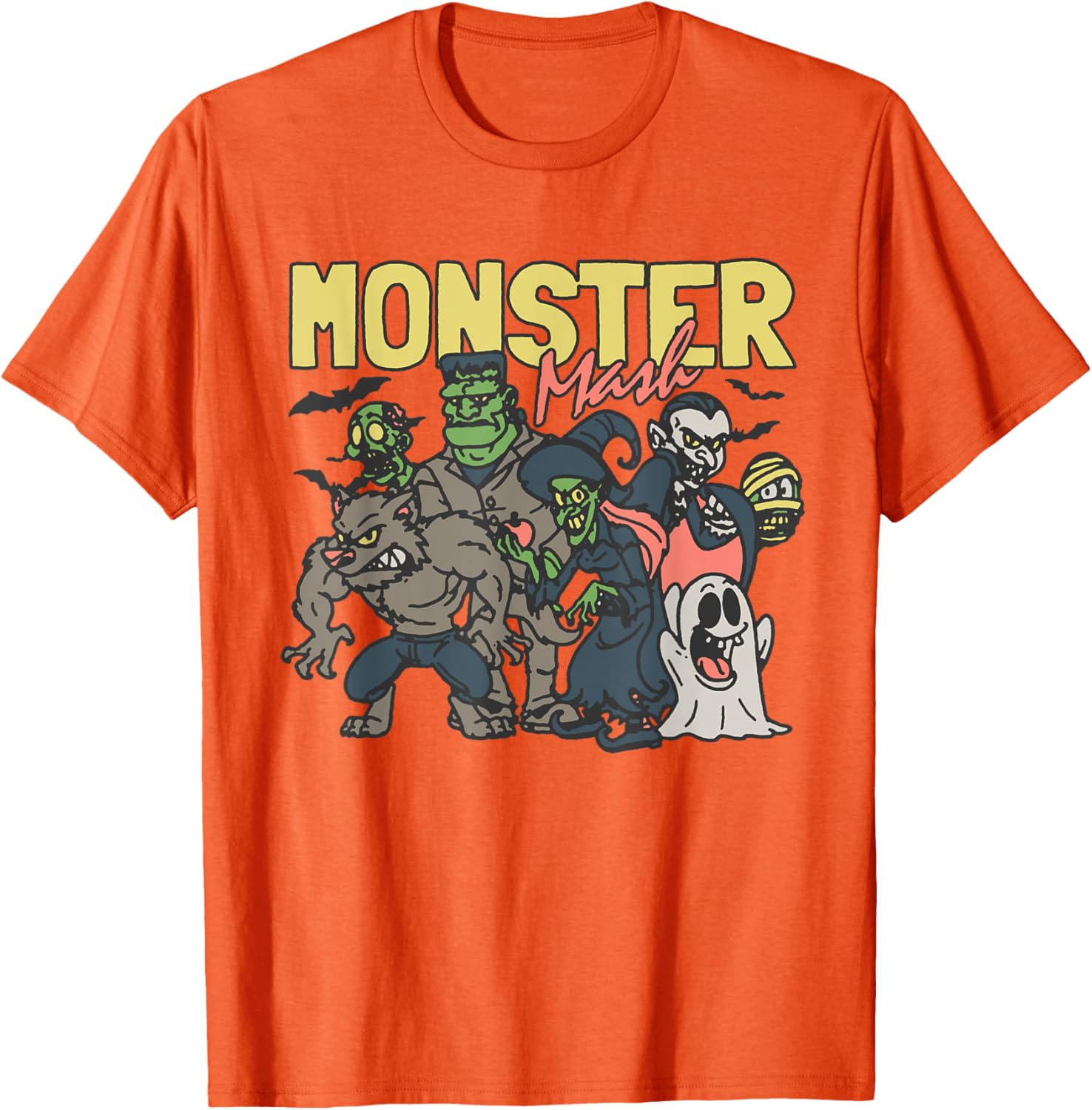 Monster Mash Halloween T-Shirt Fun Costume Characters for Parties - 21