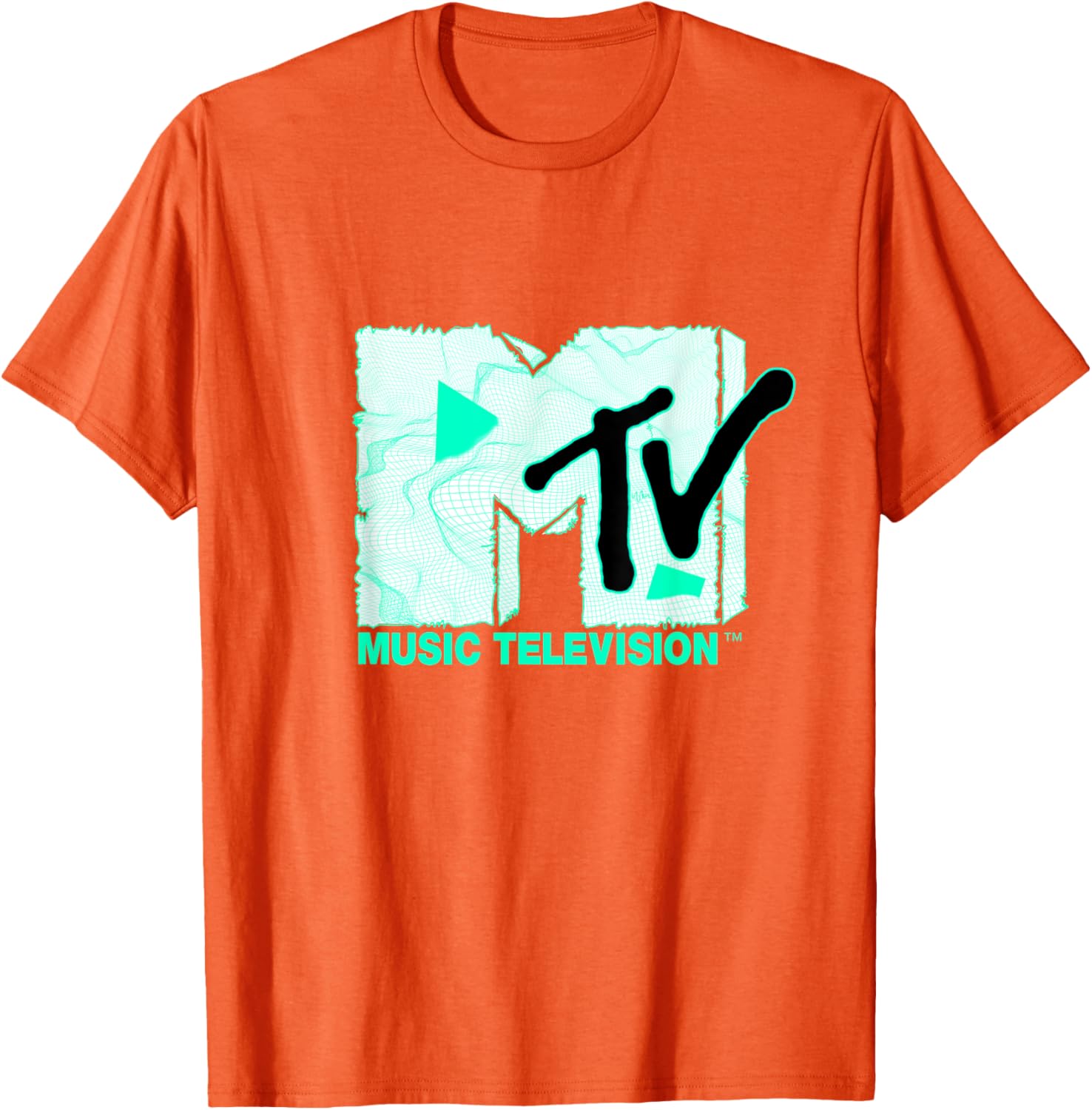 Mademark x MTV Green Vector Logo T-Shirt - Stylish Landscape Tee - 10
