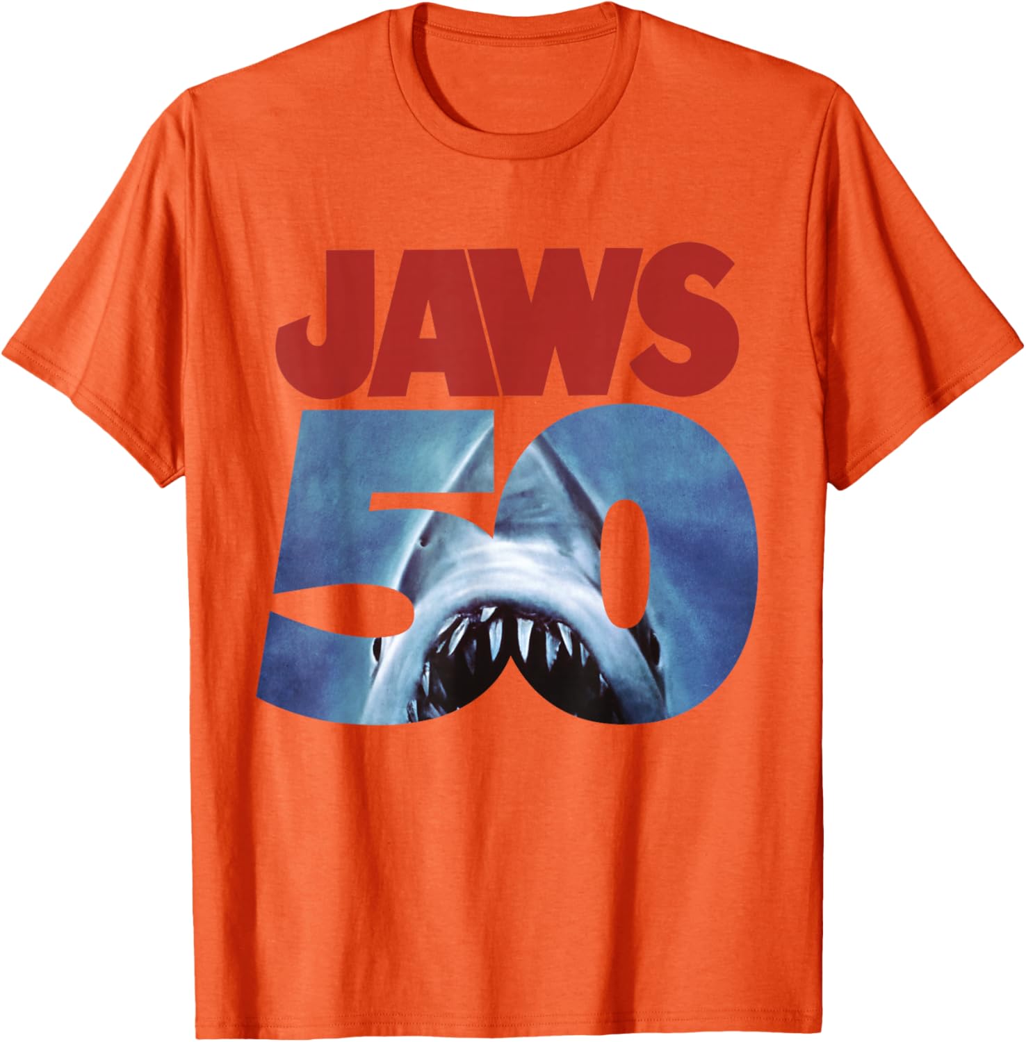 Jaws 50th Anniversary Front and Back T-Shirt for Movie Fans and Collectors - 2