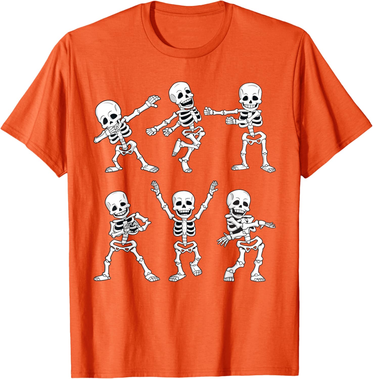 Dancing Skeletons Halloween T-Shirt for Boys and Girls Fun Dance Challenge - 4