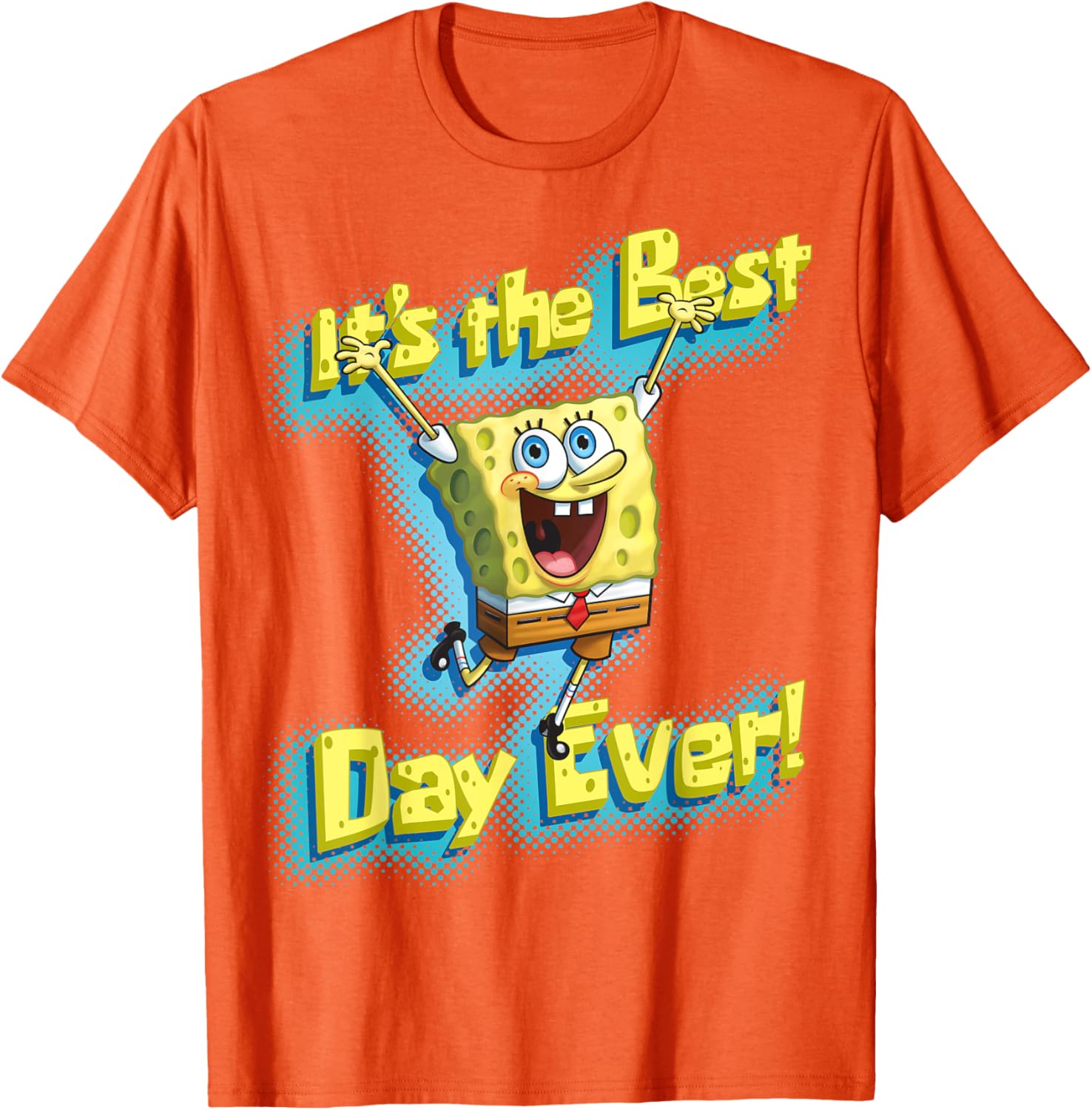 Mademark SpongeBob SquarePants Best Day Ever T-Shirt for Fun Fans - 3