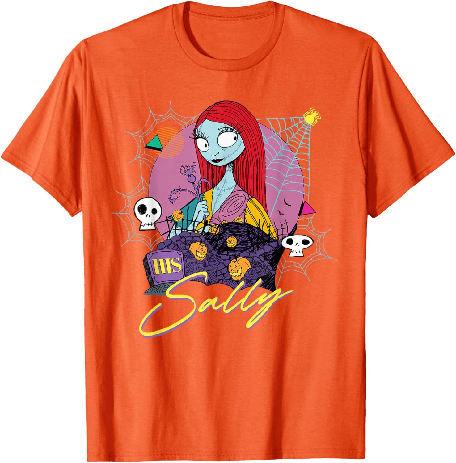 Disney The Nightmare Before Christmas Matching His Sally T-Shirt for Couples - 3