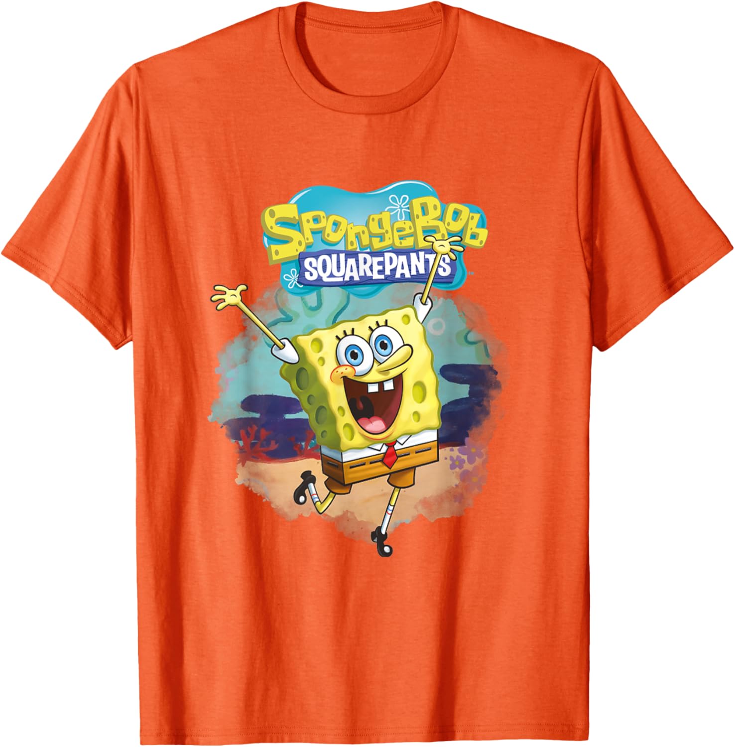 Mademark SpongeBob SquarePants Dancing in the Ocean T-Shirt for Kids - 5
