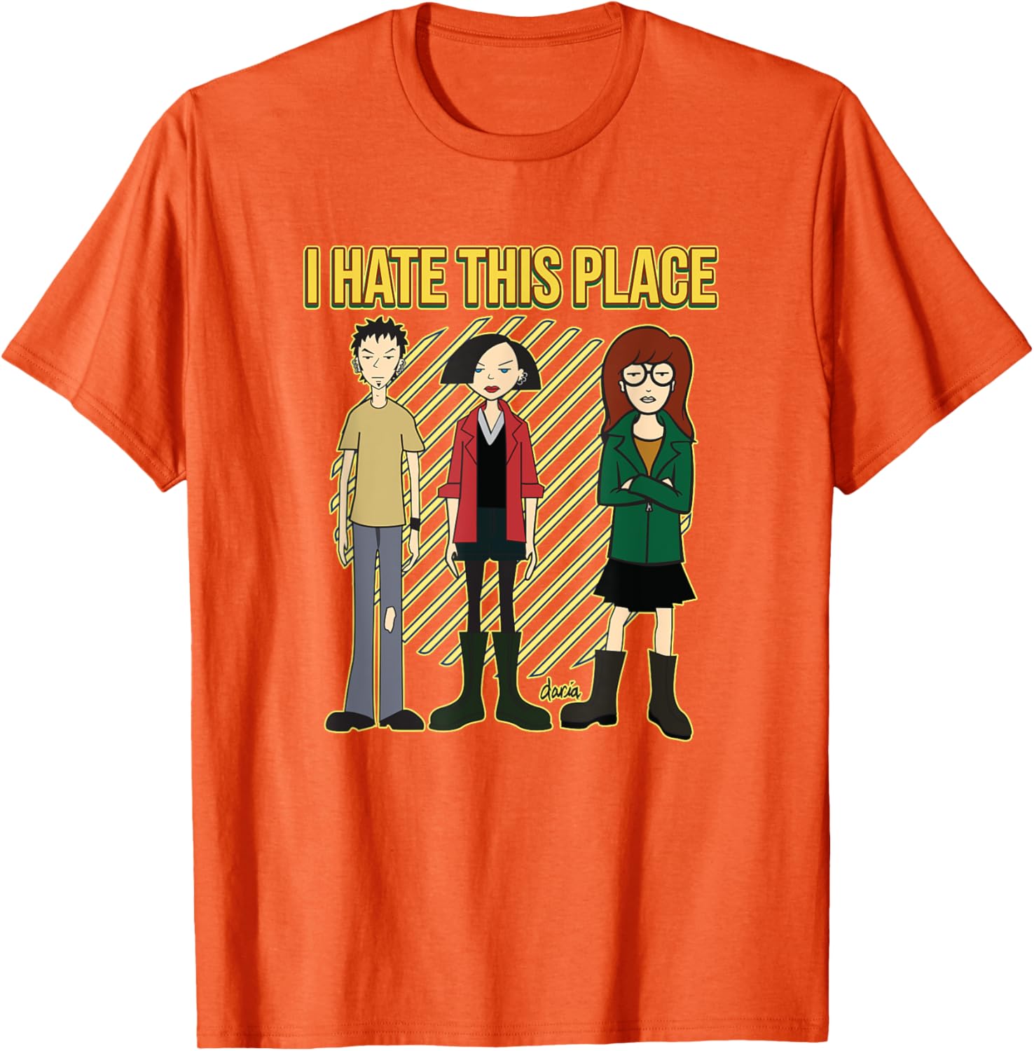 Mademark x Daria I Hate This Place T-Shirt for Stylish Comfort - 16