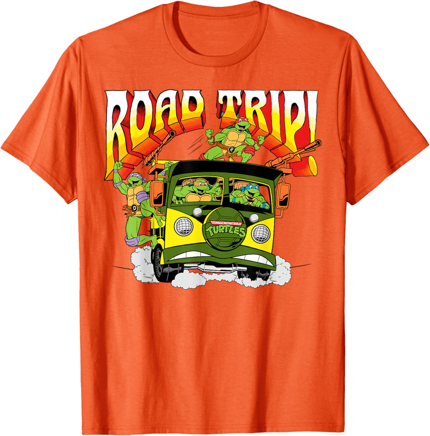 Mademark Teenage Mutant Ninja Turtles Retro Party Wagon T-Shirt - 7