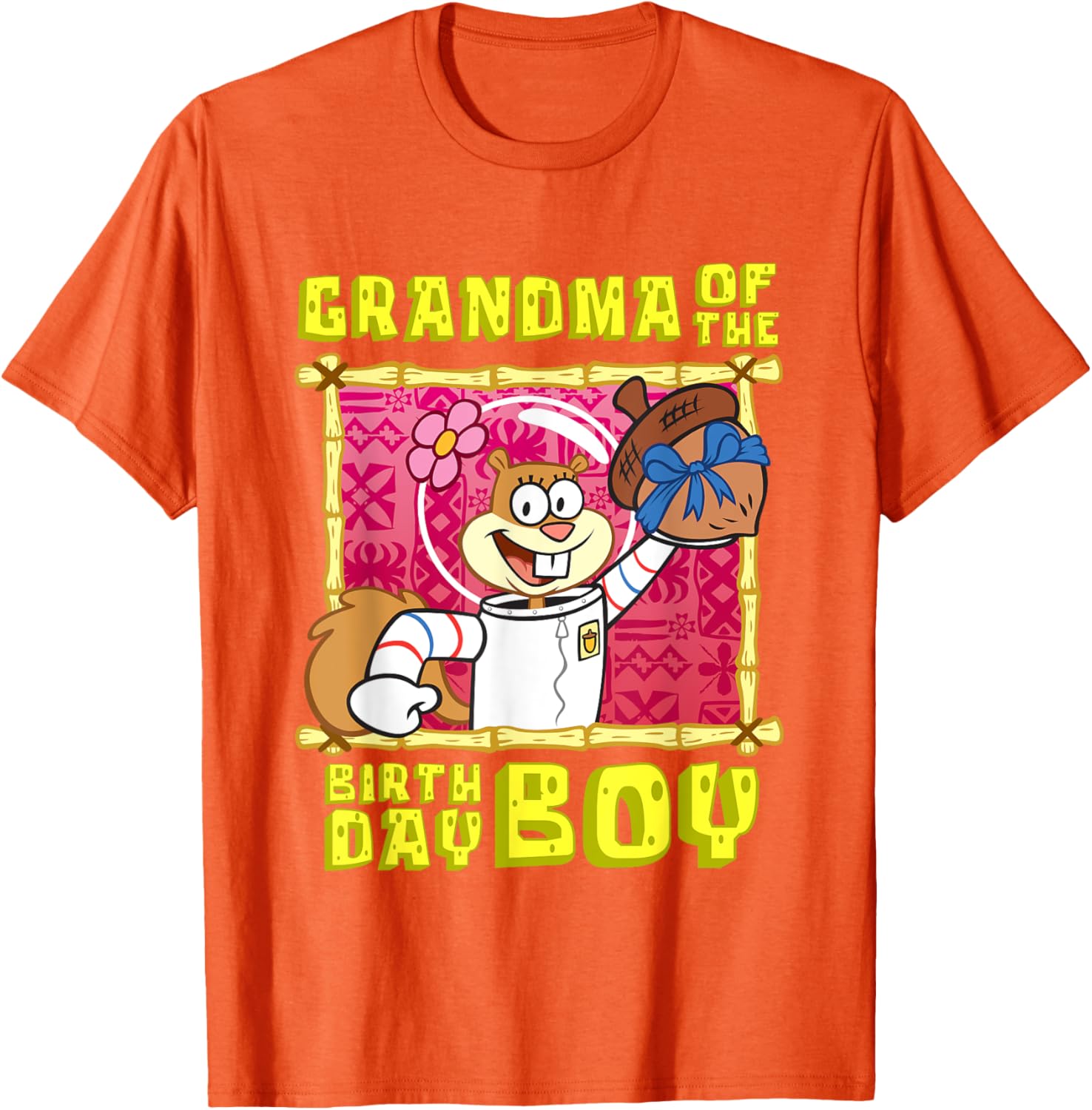 Mademark SpongeBob Sandy Grandma Birthday Boy T-Shirt Gift for Grandma - 15