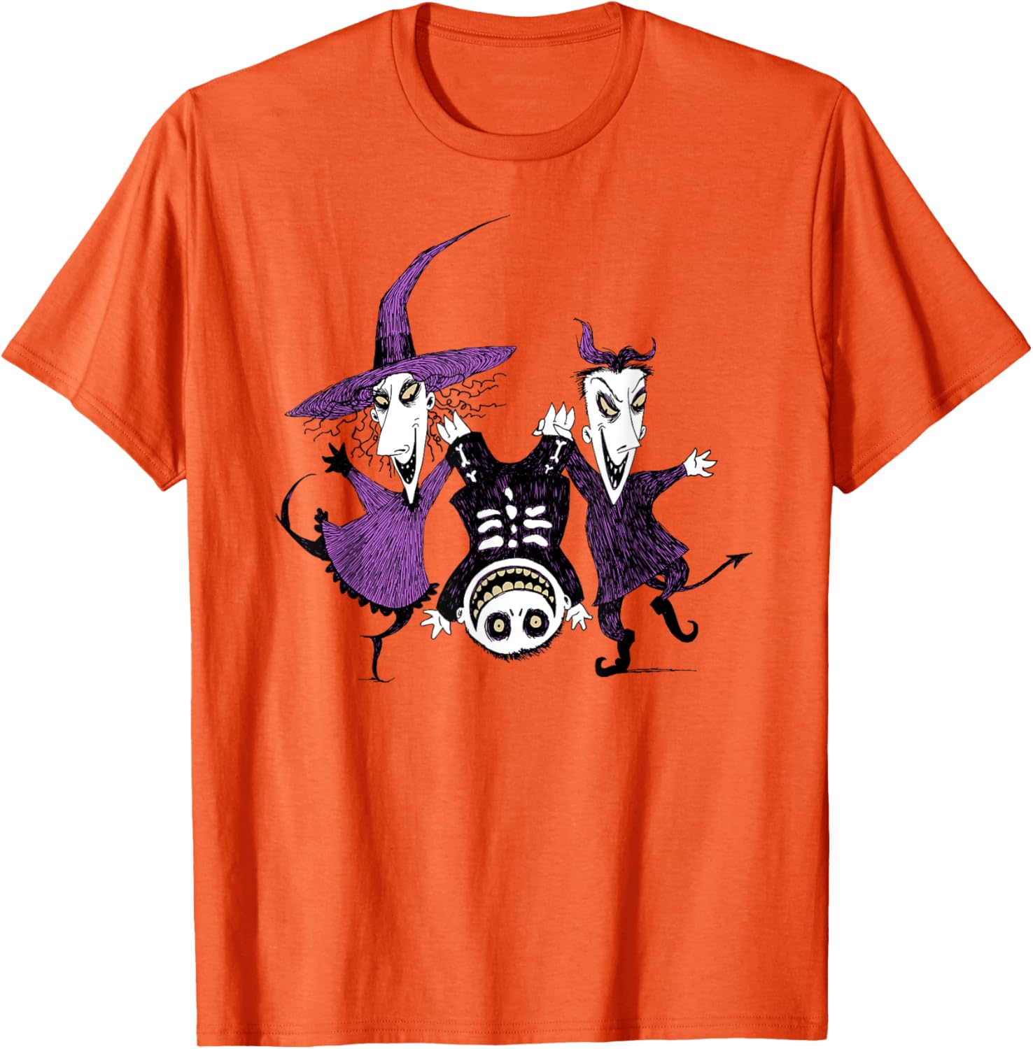 Disney Halloween Nightmare Before Christmas Trick or Treat T-Shirt for Fun - 12