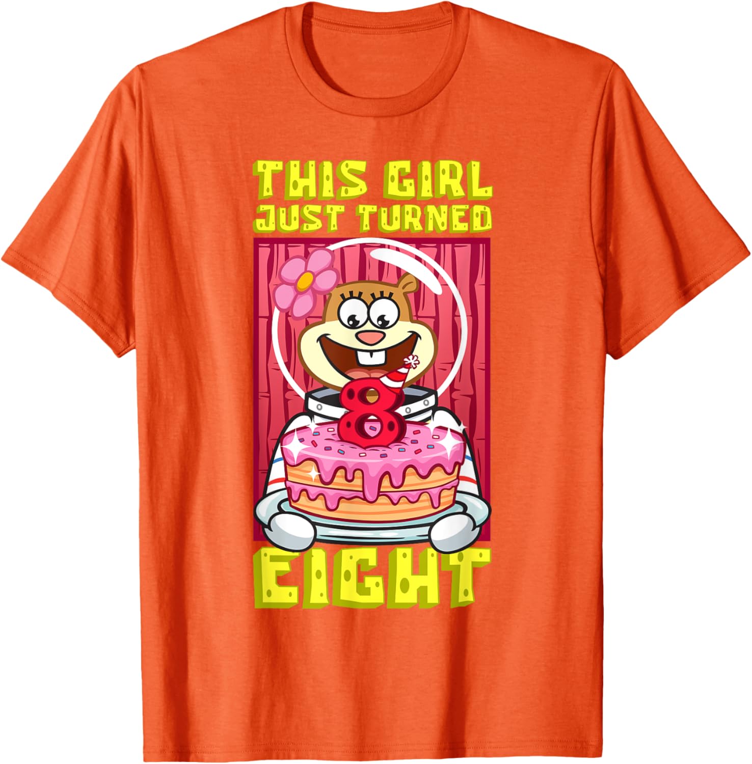 Mademark x SpongeBob SquarePants Sandy 8th Birthday Fun T-Shirt - 19