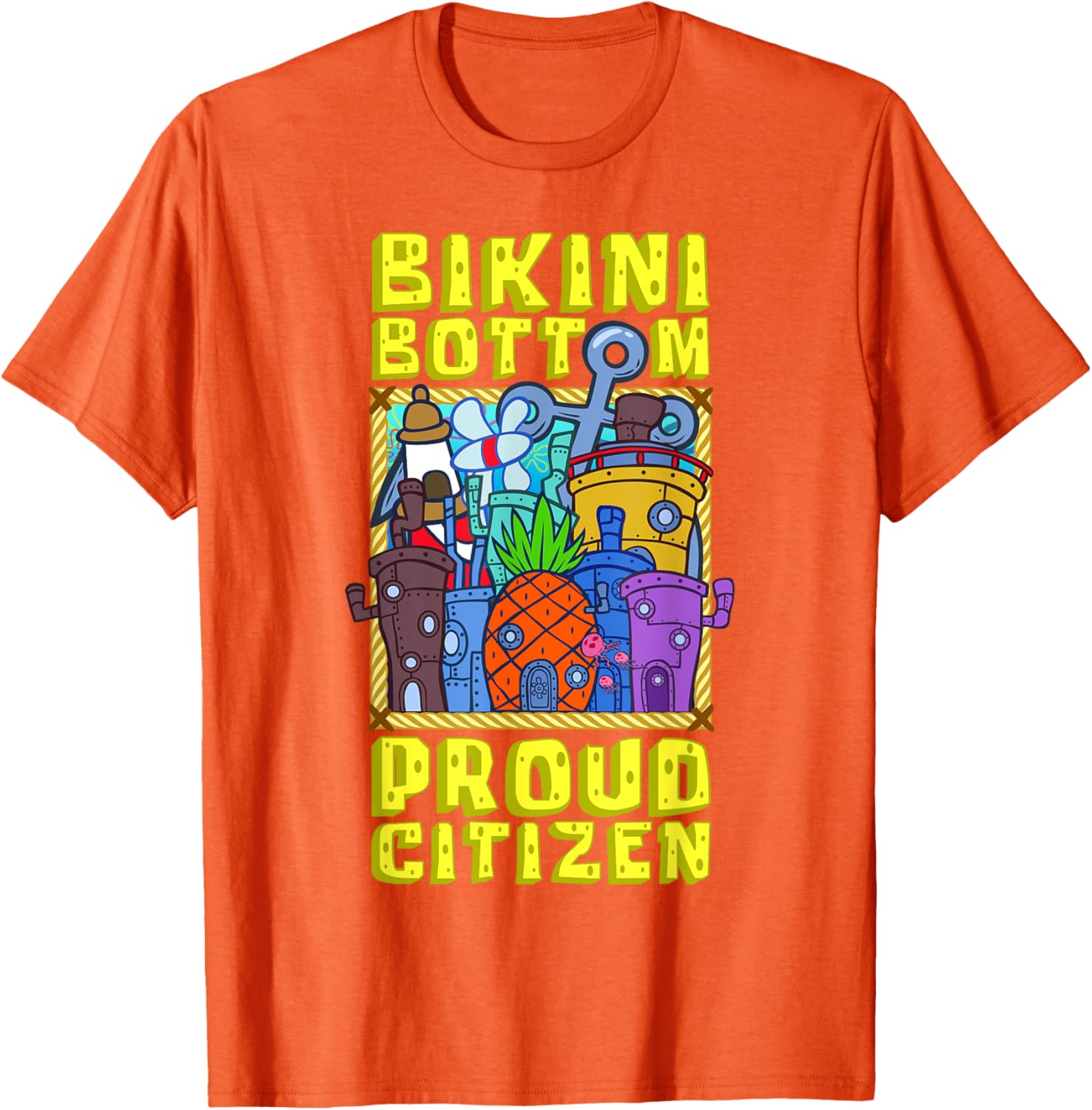 Mademark SpongeBob SquarePants Bikini Bottom Proud Citizen T-Shirt - 6