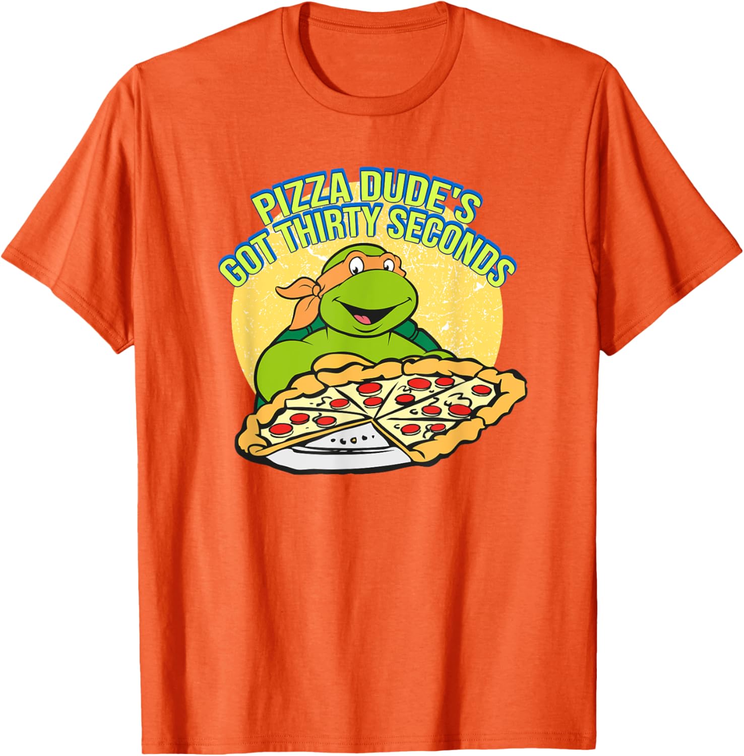 Mademark Teenage Mutant Ninja Turtles Michelangelo Pizza Dude T-Shirt - 16