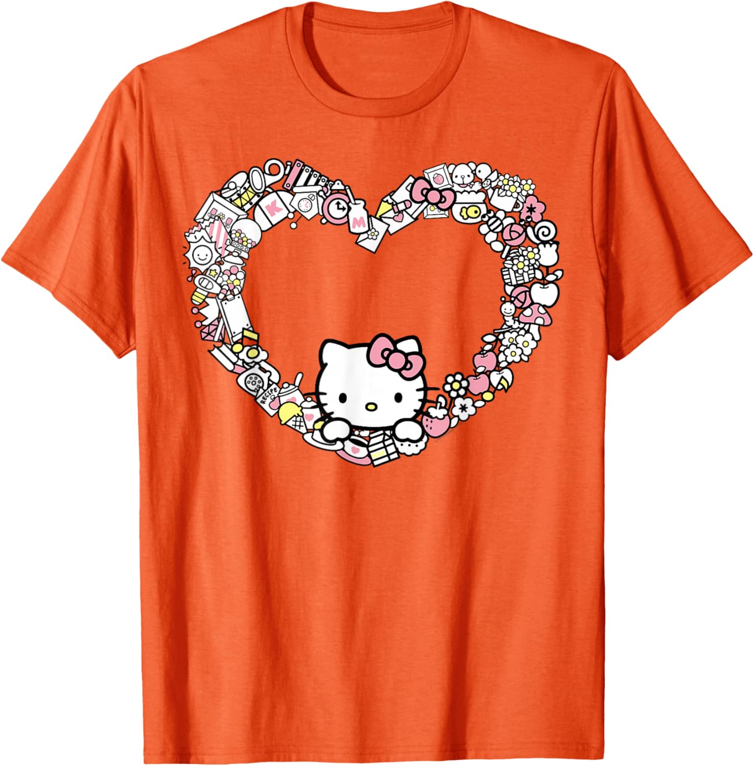 Adorable Hello Kitty Heart Favorite Things T-Shirt for Fans and Collectors - 22