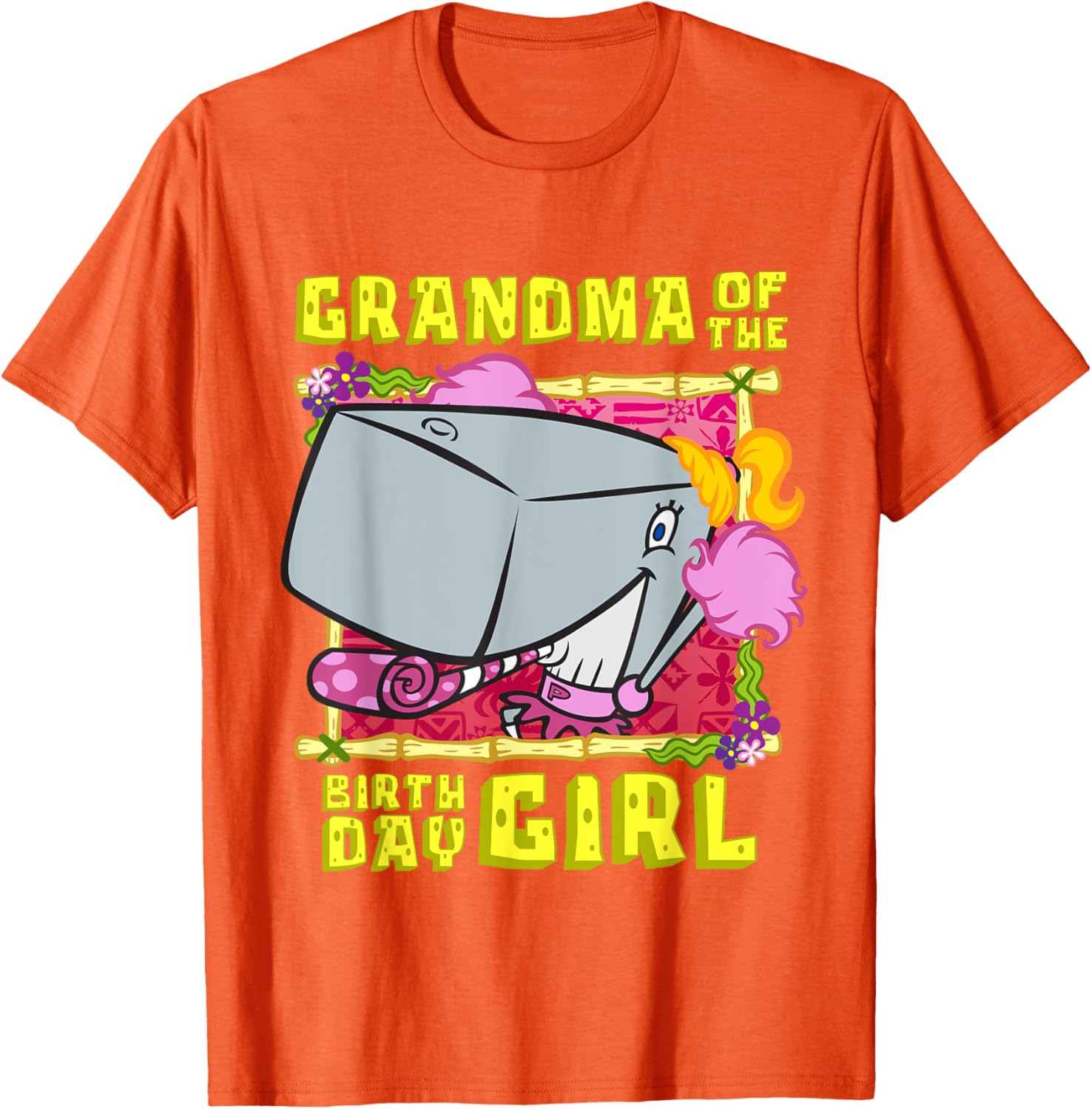 SpongeBob Pearl Grandma T-Shirt for Birthday Girls - Fun Grandmother Gift - 9