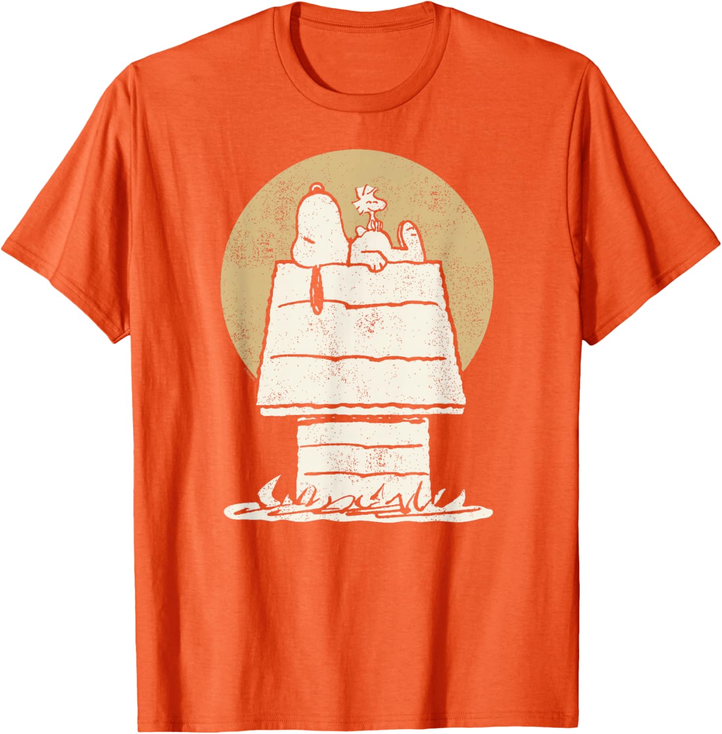 Snoopy Woodstock Doghouse T-Shirt for Peanuts Fans - Fun & Stylish Wear - 4