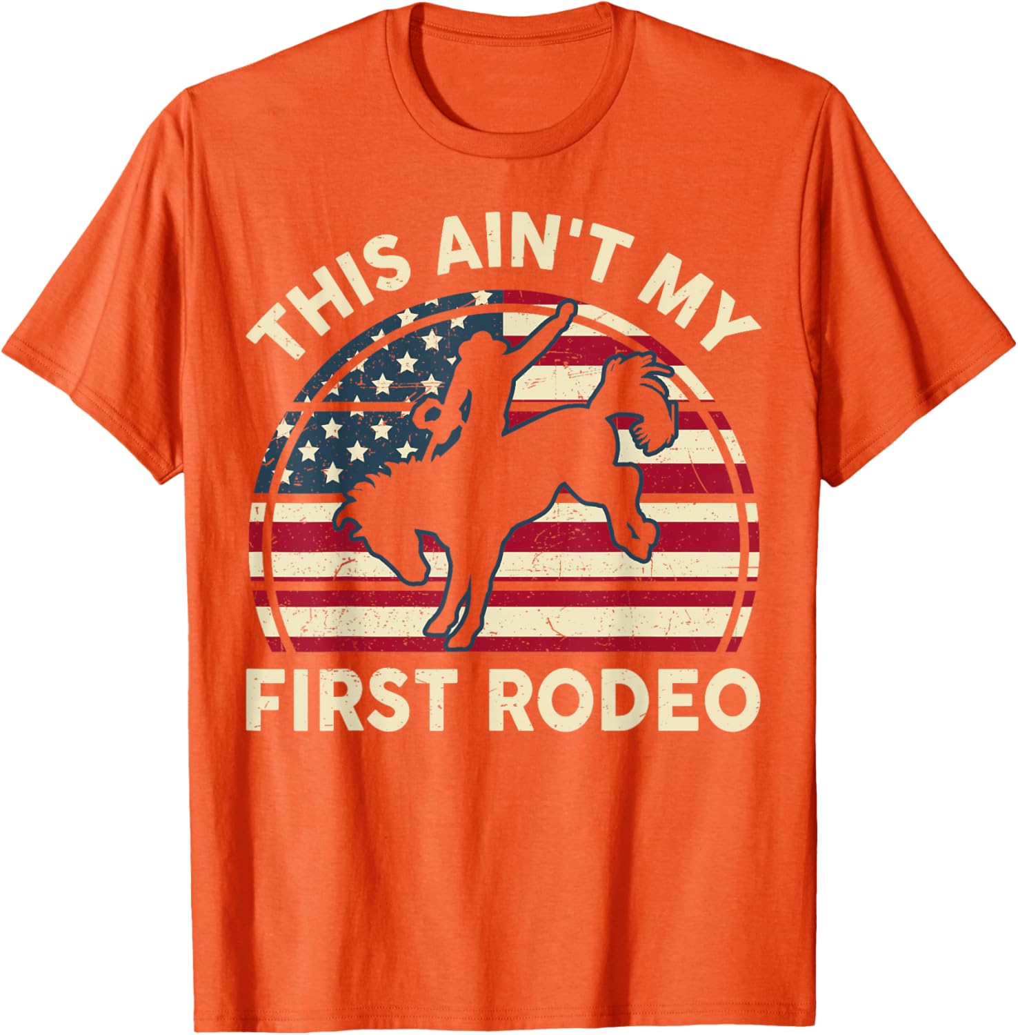 Funny Cowboy Western This Ain't My First Rodeo Horse Riding T-Shirt - 8