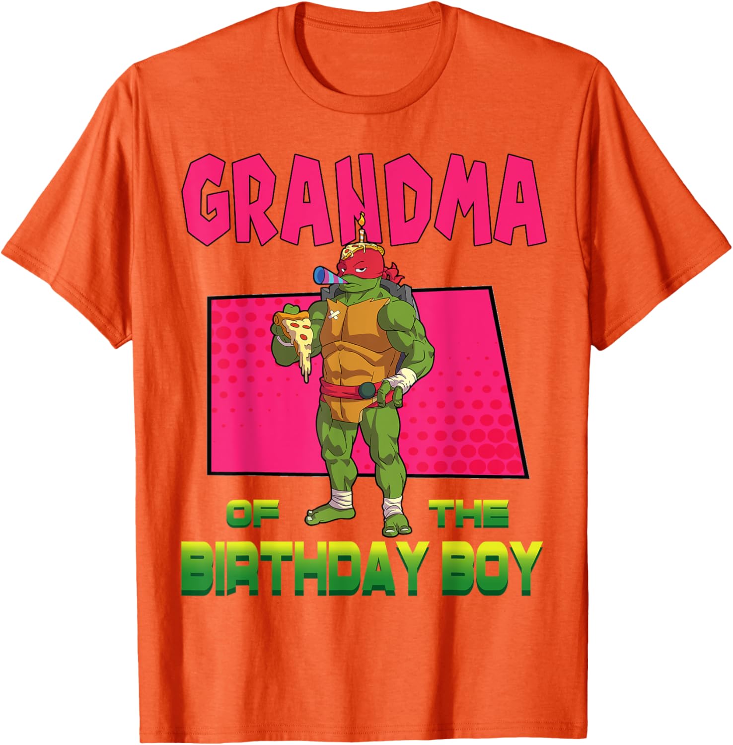 Mademark Raphael Birthday Boy Pizza Party T-Shirt for Kids - 23