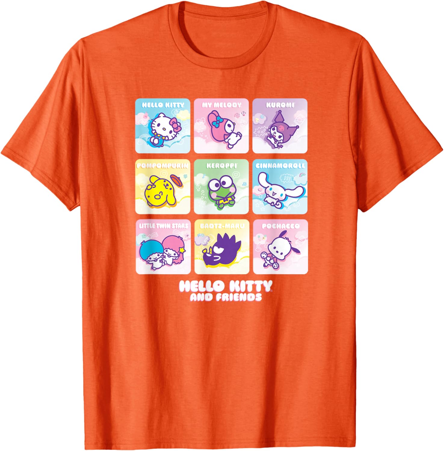 Hello Kitty and Friends Square Icons T-Shirt for Kids and Adults - 9