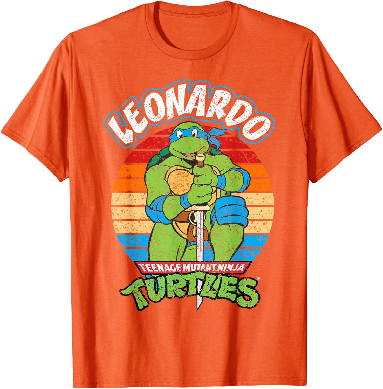 Teenage Mutant Ninja Turtles Leonardo Action T-Shirt for Fans - 7