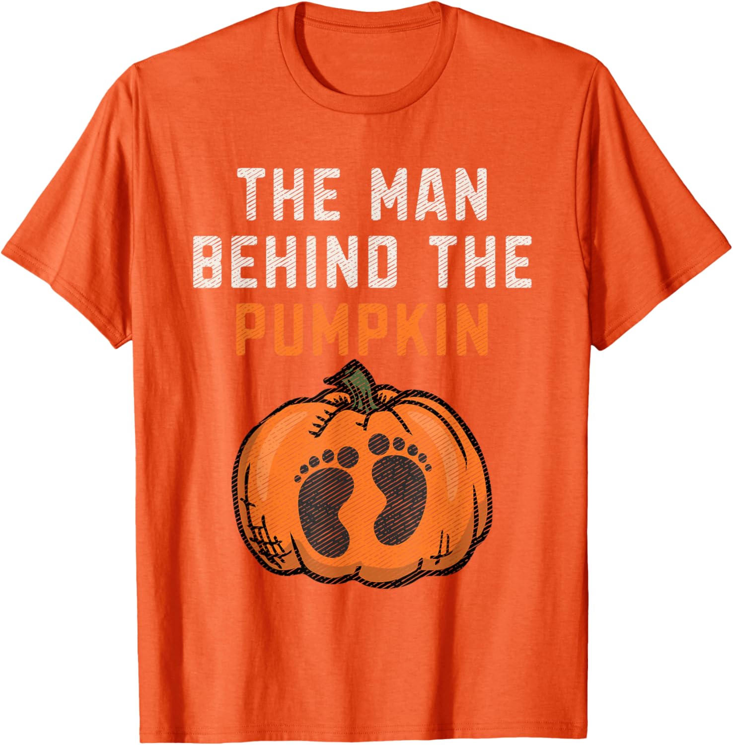 Funny Pumpkin Dad Halloween Pregnancy Reveal T-Shirt for Expecting Fathers - 5