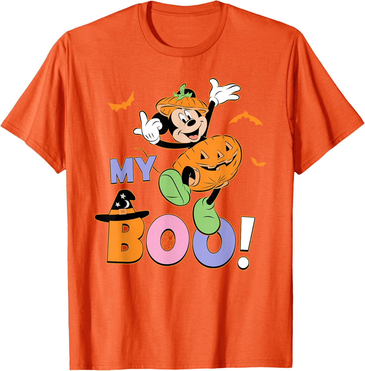 Disney Mickey Mouse My Boo Couples Halloween T-Shirt for Fun Halloween Style - 17