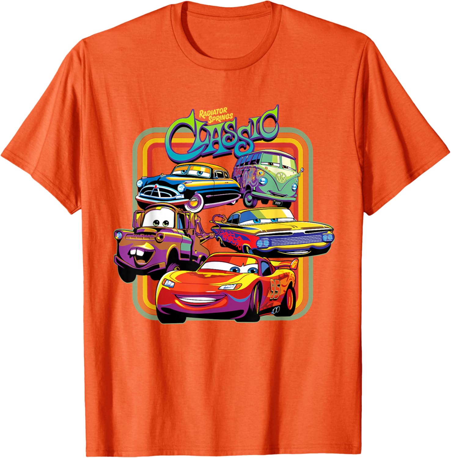 Disney PIXAR Cars Radiator Springs Classic T-Shirt for Kids and Adults - 20
