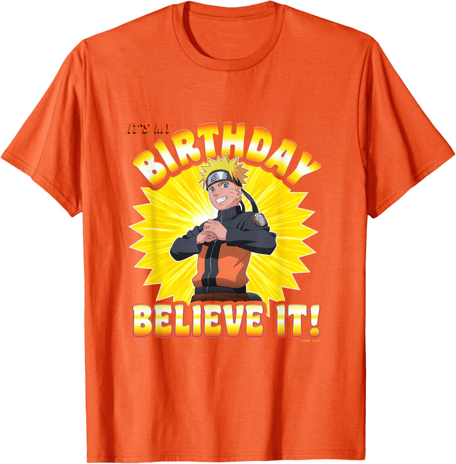 Naruto Shippuden Birthday Anime T-Shirt for Fans and Collectors - 11