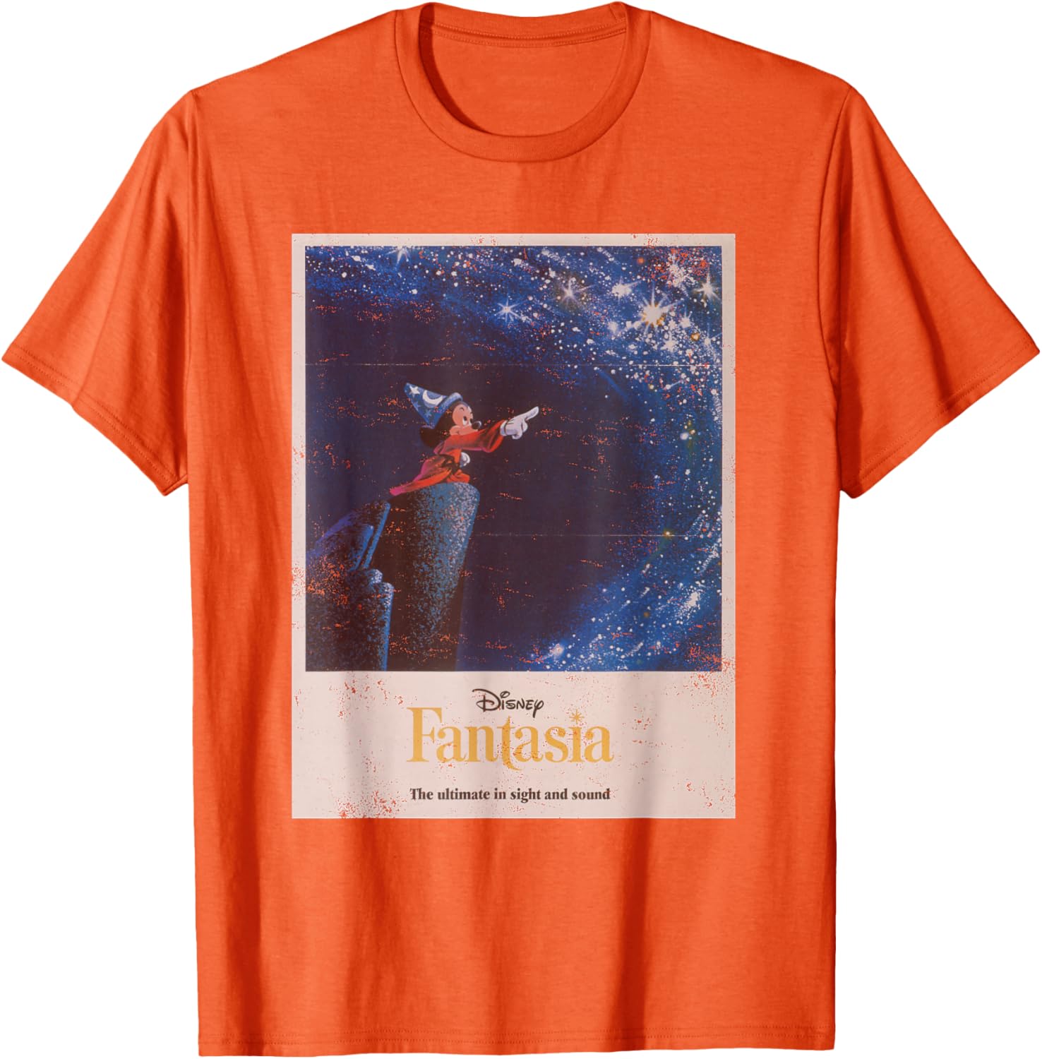 Disney Mickey Mouse Fantasia Retro Poster T-Shirt for Fans and Collectors - 26
