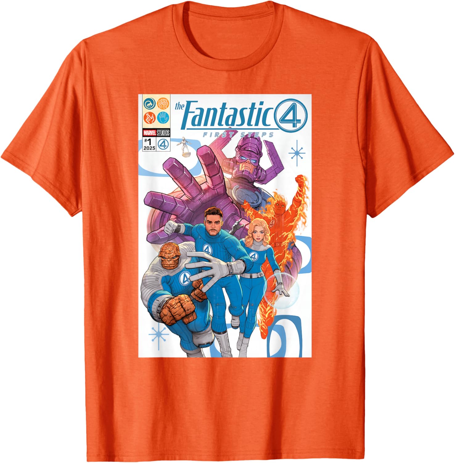 Marvel Fantastic Four Comic Book Cover Art T-Shirt for Fans and Collectors - 22