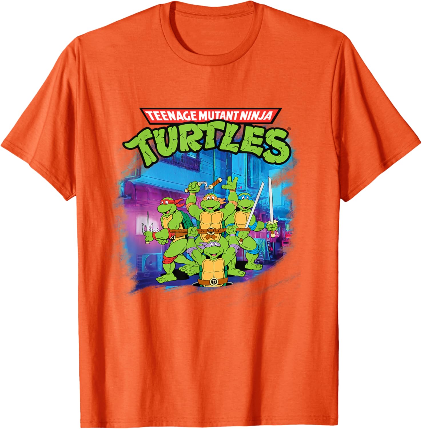 Mademark TMNT Classic Team T-Shirt for Fans of Teenage Mutant Ninja Turtles - 8