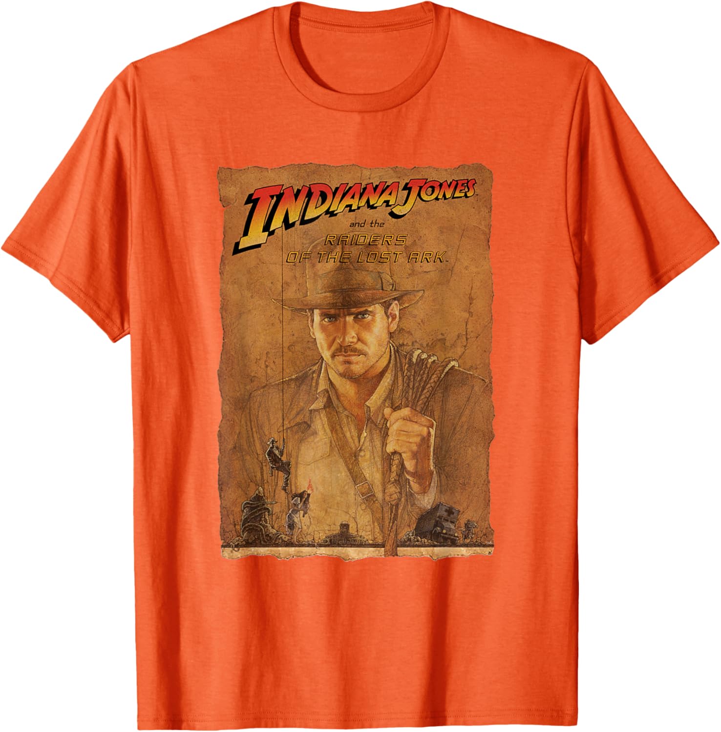 Indiana Jones Raiders of the Lost Ark Poster Art T-Shirt for Fans - 25