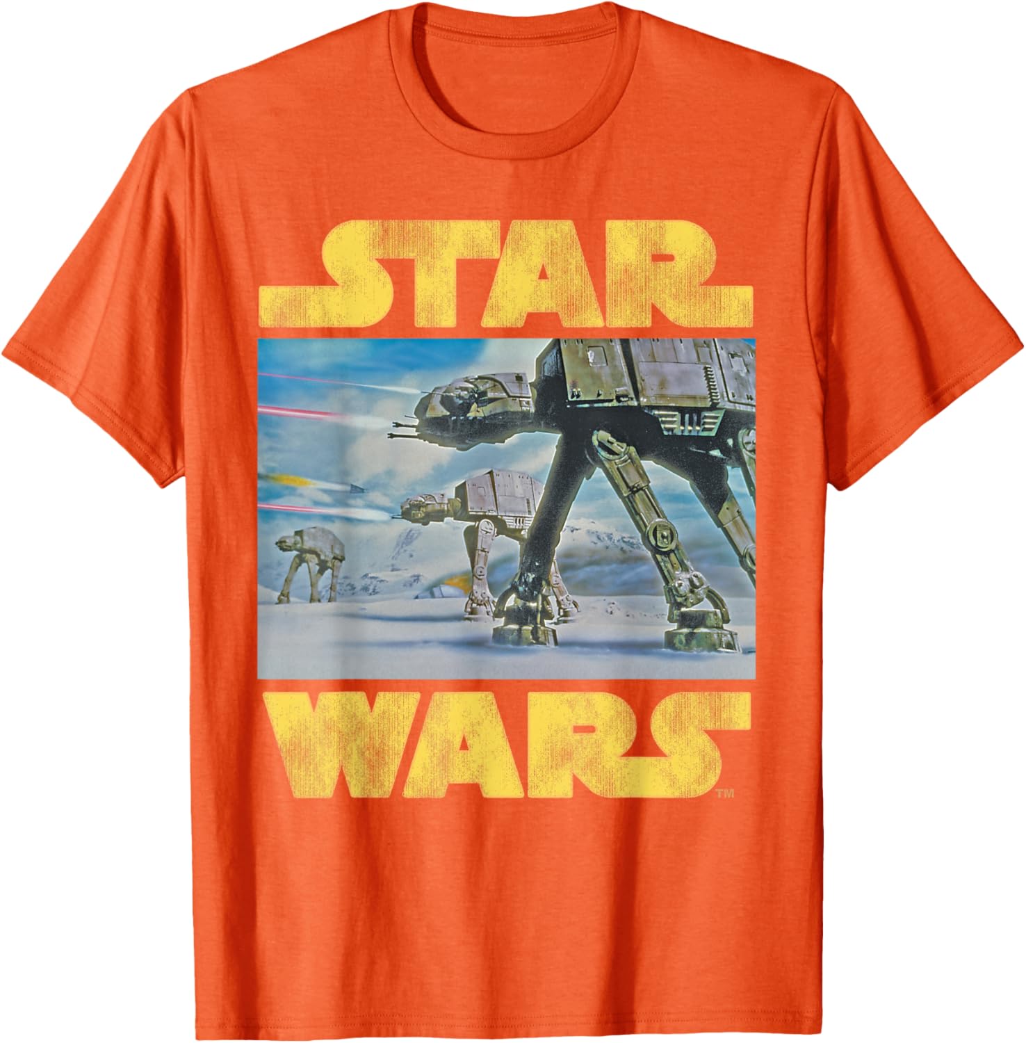 Star Wars Vintage AT-AT Battle of Hoth T-Shirt for Fans and Collectors - 6